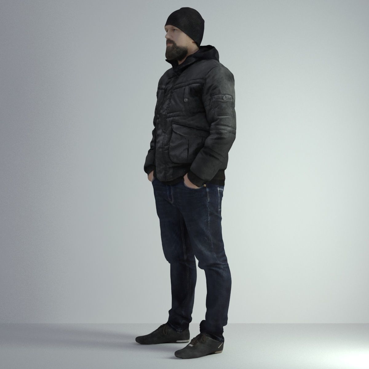 3D Scan Man Winter 027 3D model_38