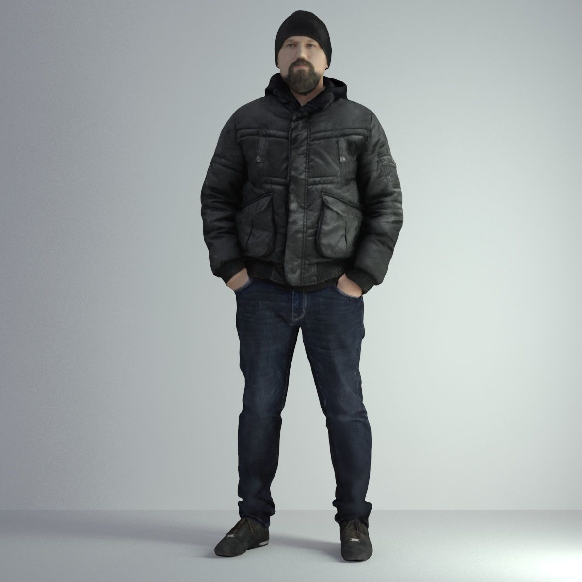 3D Scan Man Winter 027 3D model_43