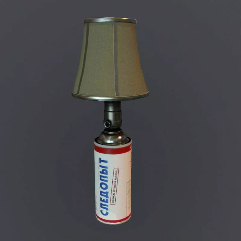 Gas Lamp Free low-poly 3D model