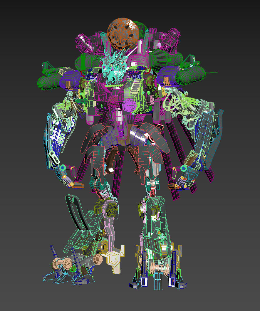 Blackout is back - 3d animated transformer model 3D model_28