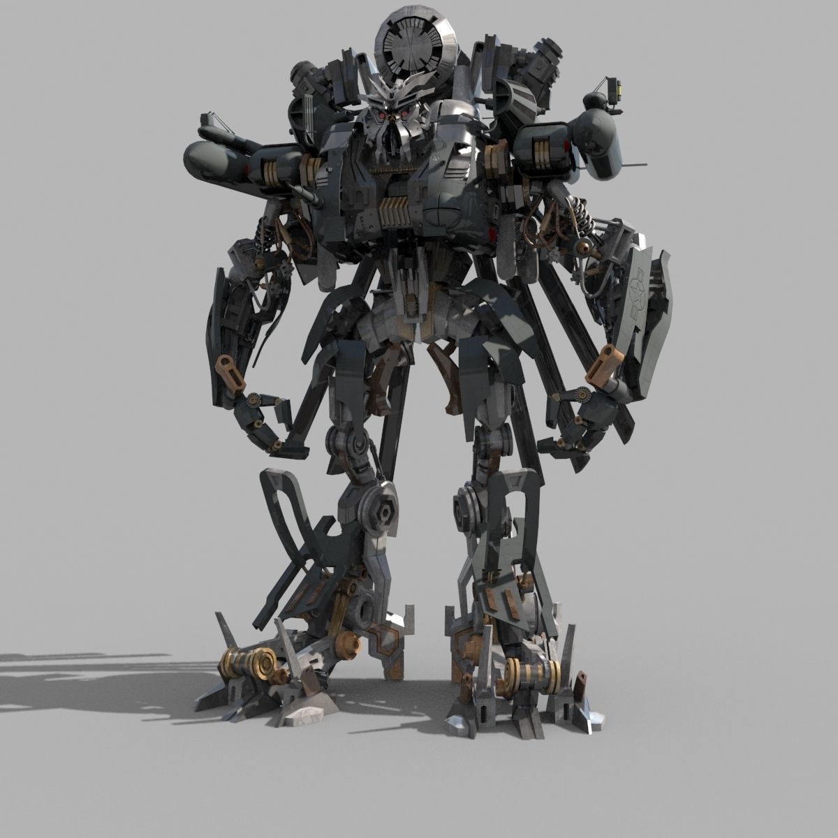 Blackout is back - 3d animated transformer model 3D model_10