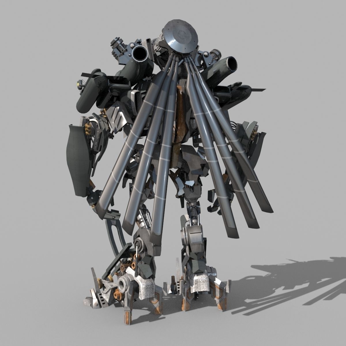 Blackout is back - 3d animated transformer model 3D model_13