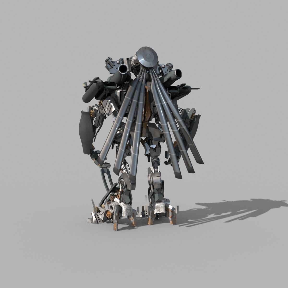 Blackout is back - 3d animated transformer model 3D model_12