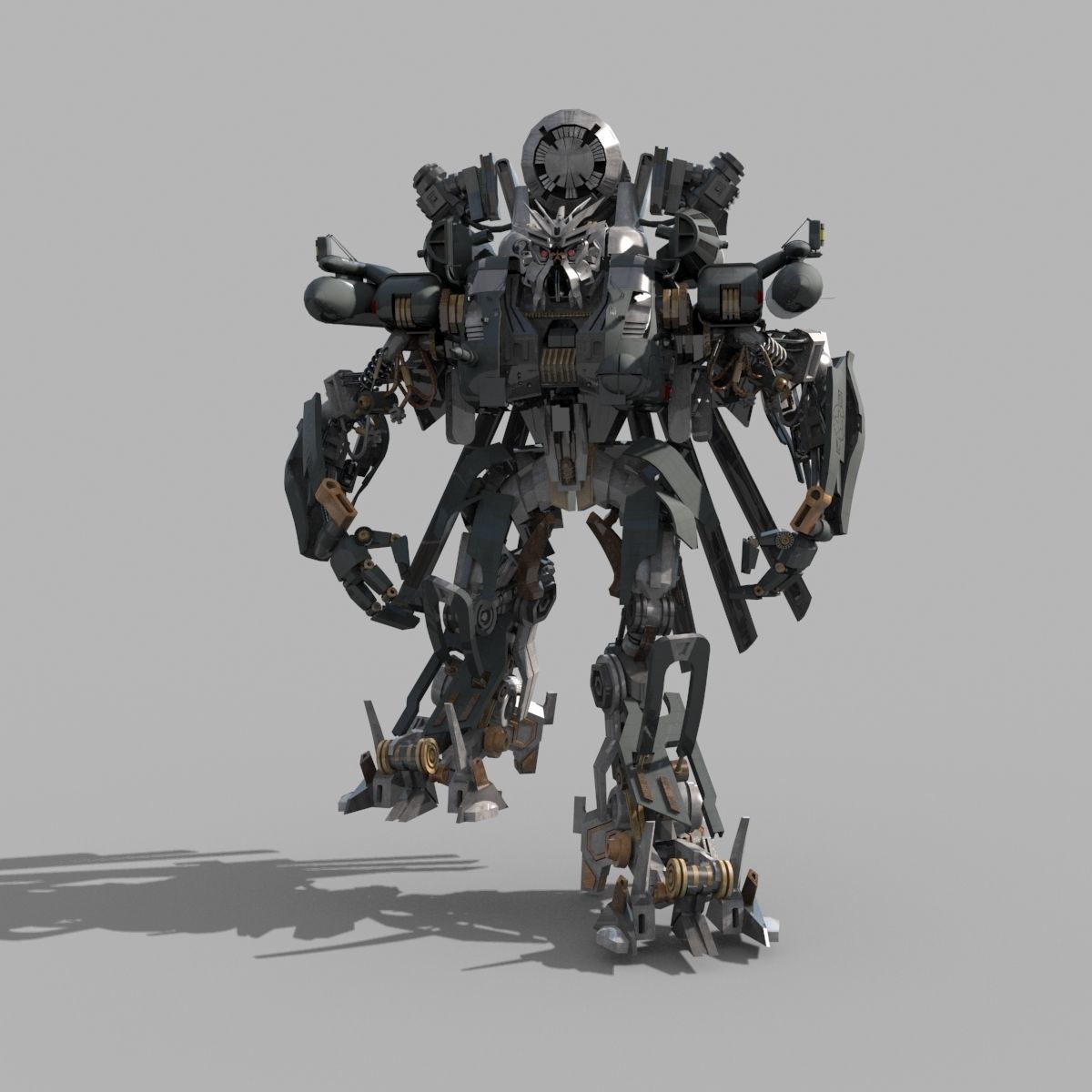 Blackout is back - 3d animated transformer model 3D model_18