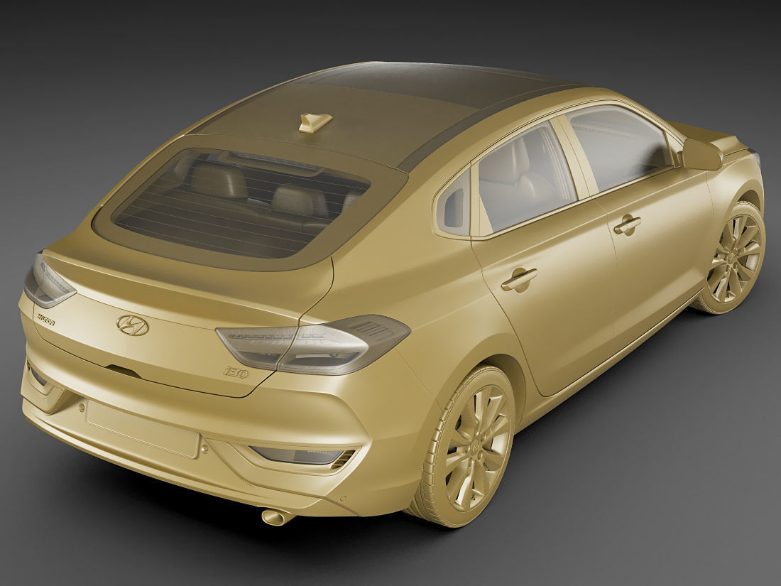 Hyundai i30 Fastback 2018 3D model_16