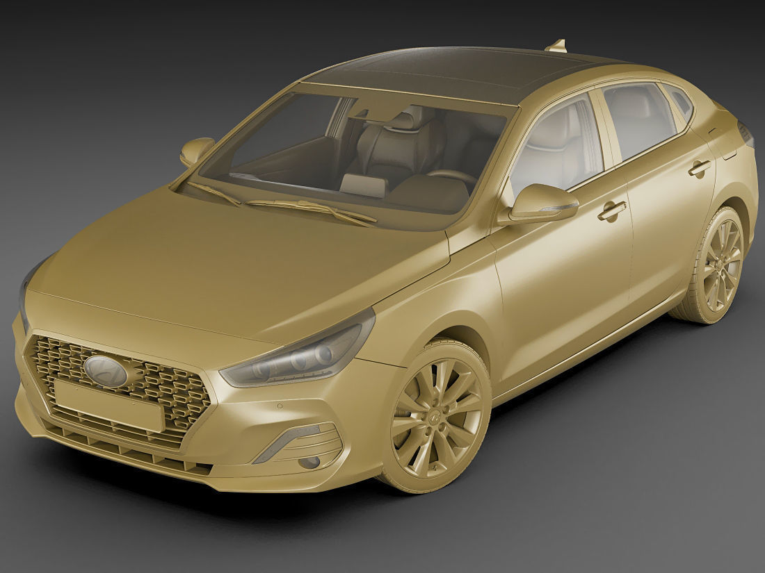 Hyundai i30 Fastback 2018 3D model_15