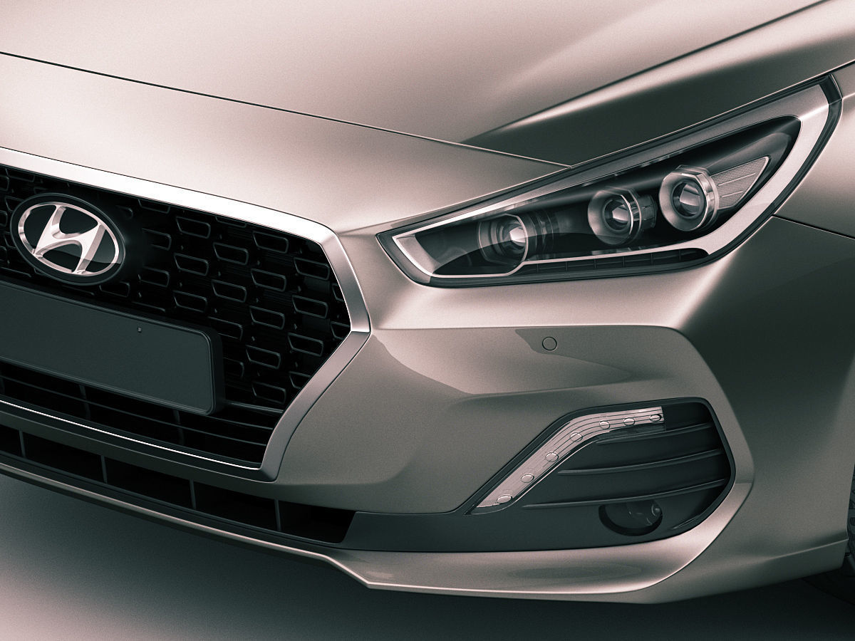 Hyundai i30 Fastback 2018 3D model_3