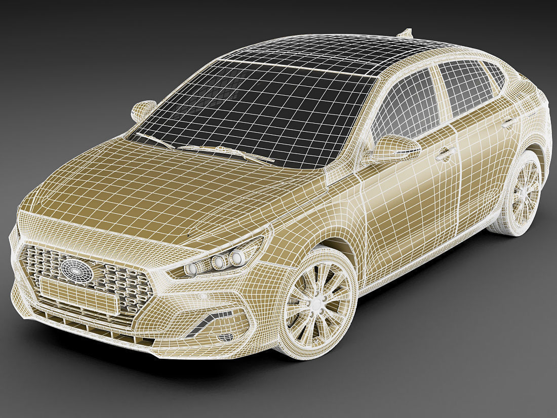 Hyundai i30 Fastback 2018 3D model_19