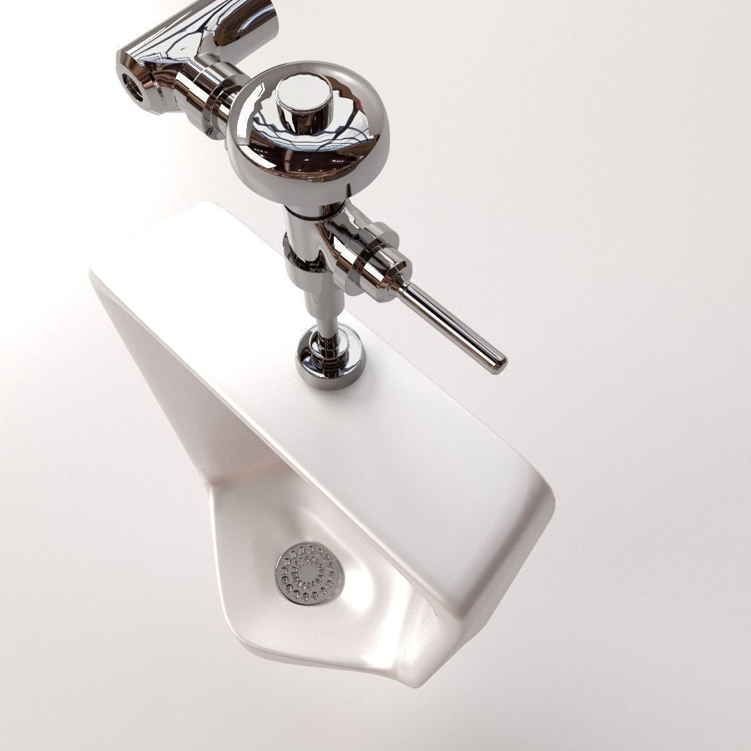 Urinal 3D model_2