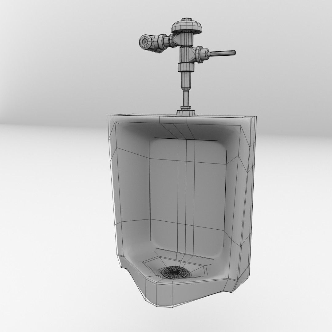Urinal 3D model_4
