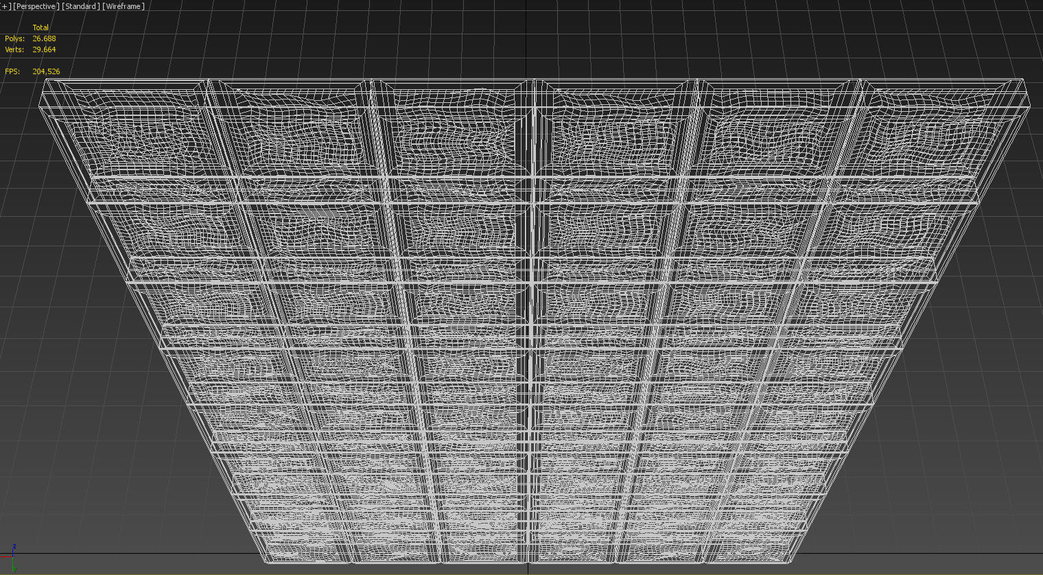 Glass block wall tiles 3D model_14
