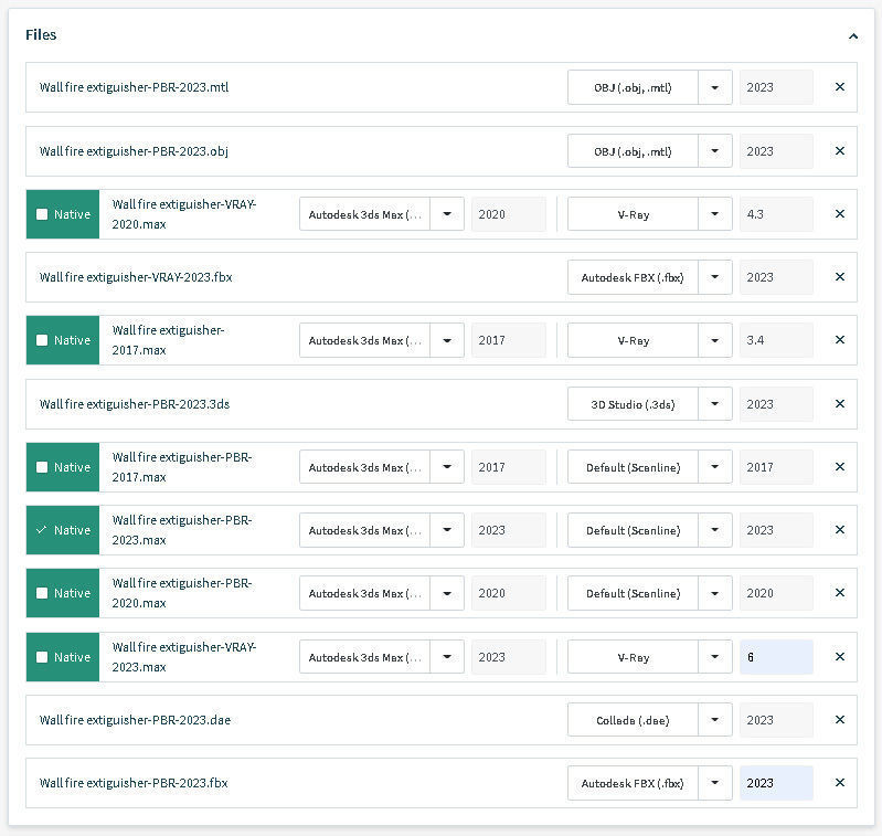 Wall fire extiguisher 3D model_22