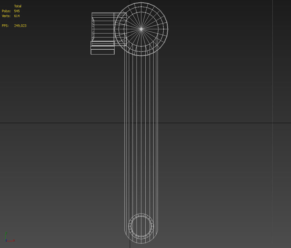 Stainless Steel Kitchen Sink Water Tap 3D model_13