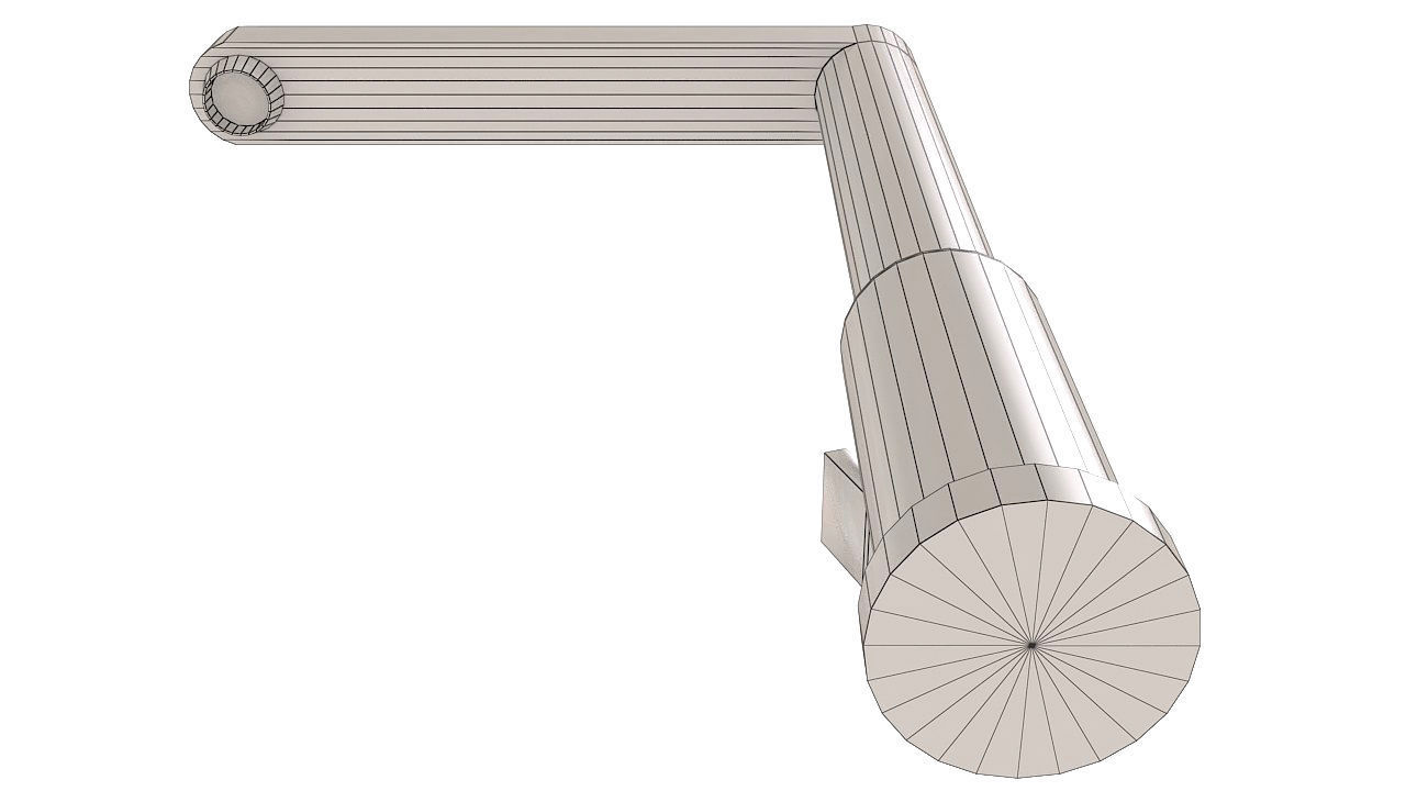 Stainless Steel Kitchen Sink Water Tap 3D model_12