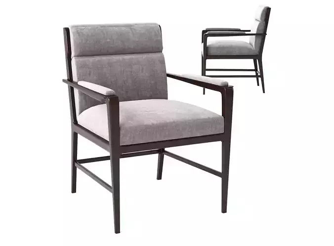 Luca Dining Arm Chair 3D model