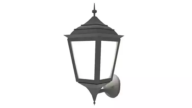 Outdoor Wall Light Lantern 3D model