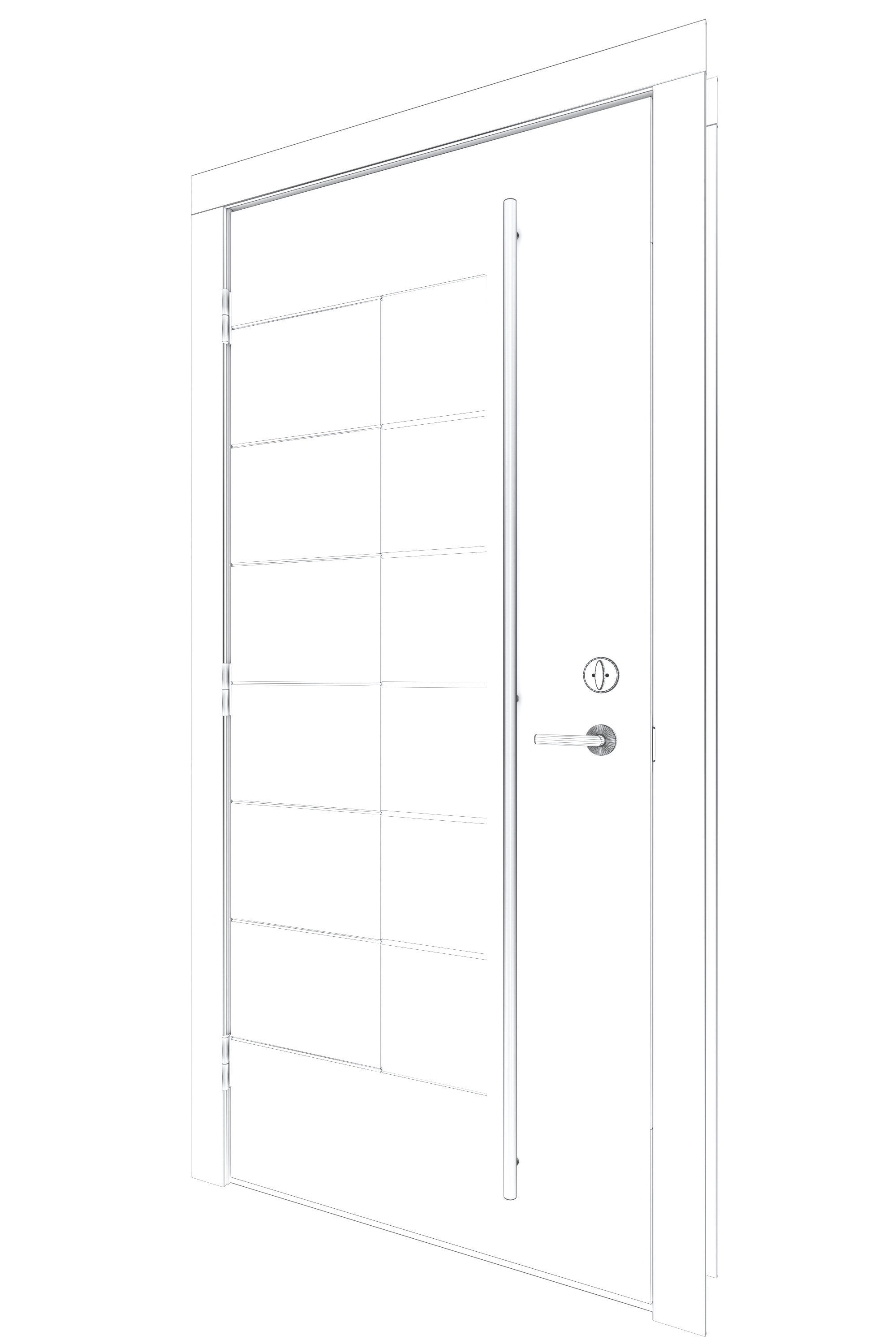 Door-090 3D model_6