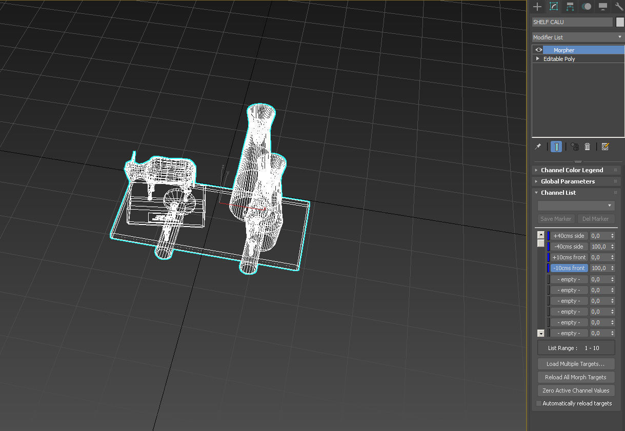 Floating rectangle glass shelf 3D model_22