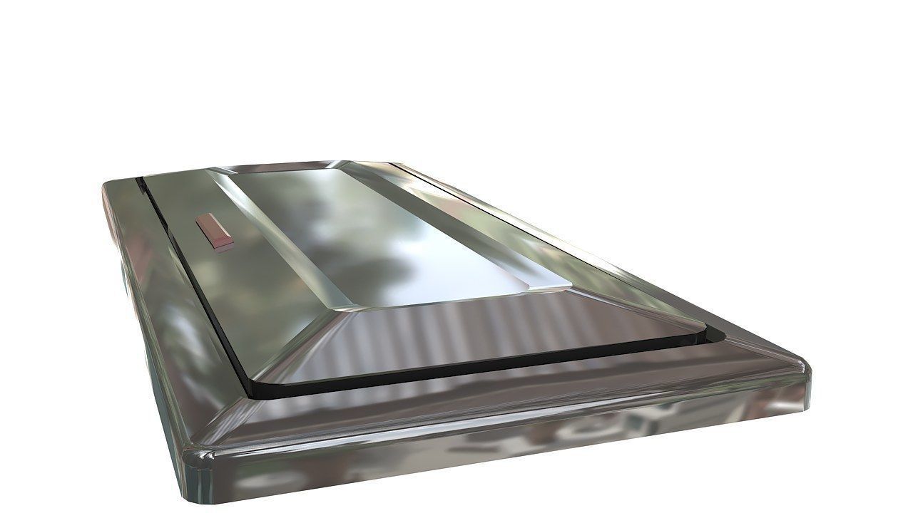 Table cable outlet socket grommet 3D model_5