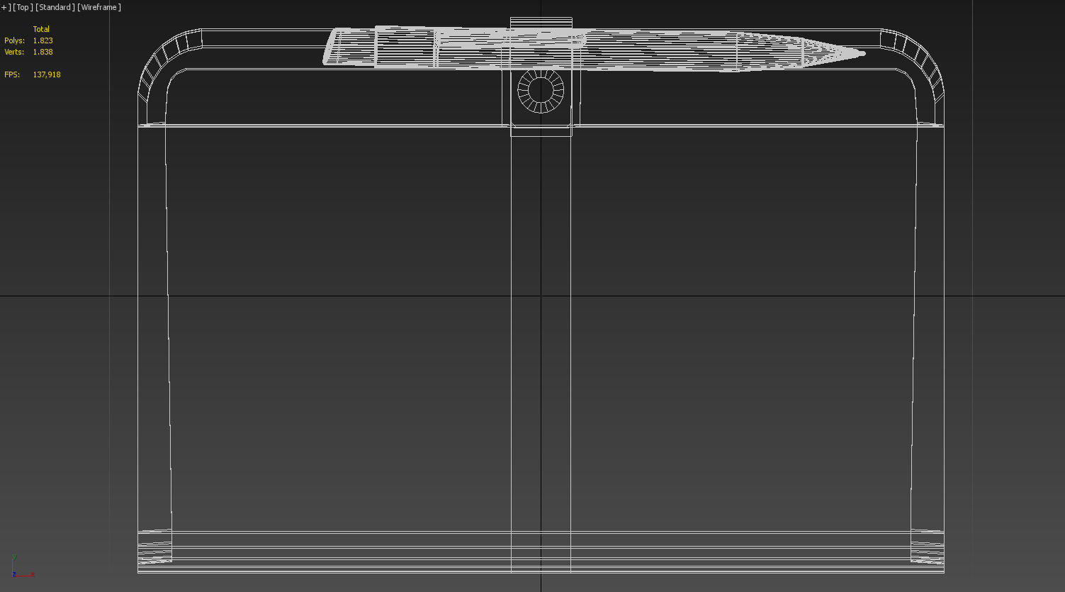 Leather journal notebook diary 3D model_12