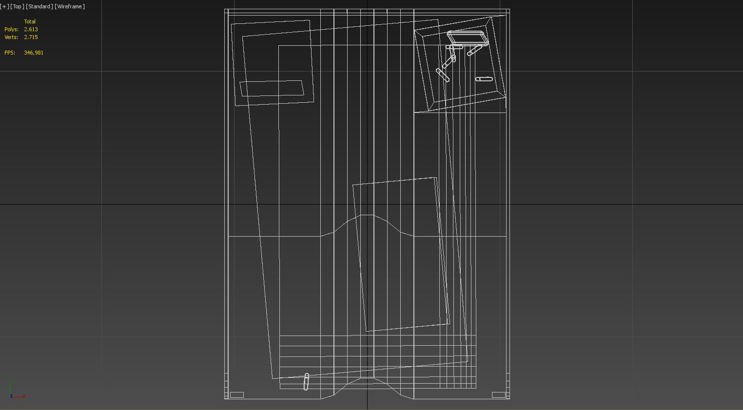 Plastic paper tray organizer 3D model_20