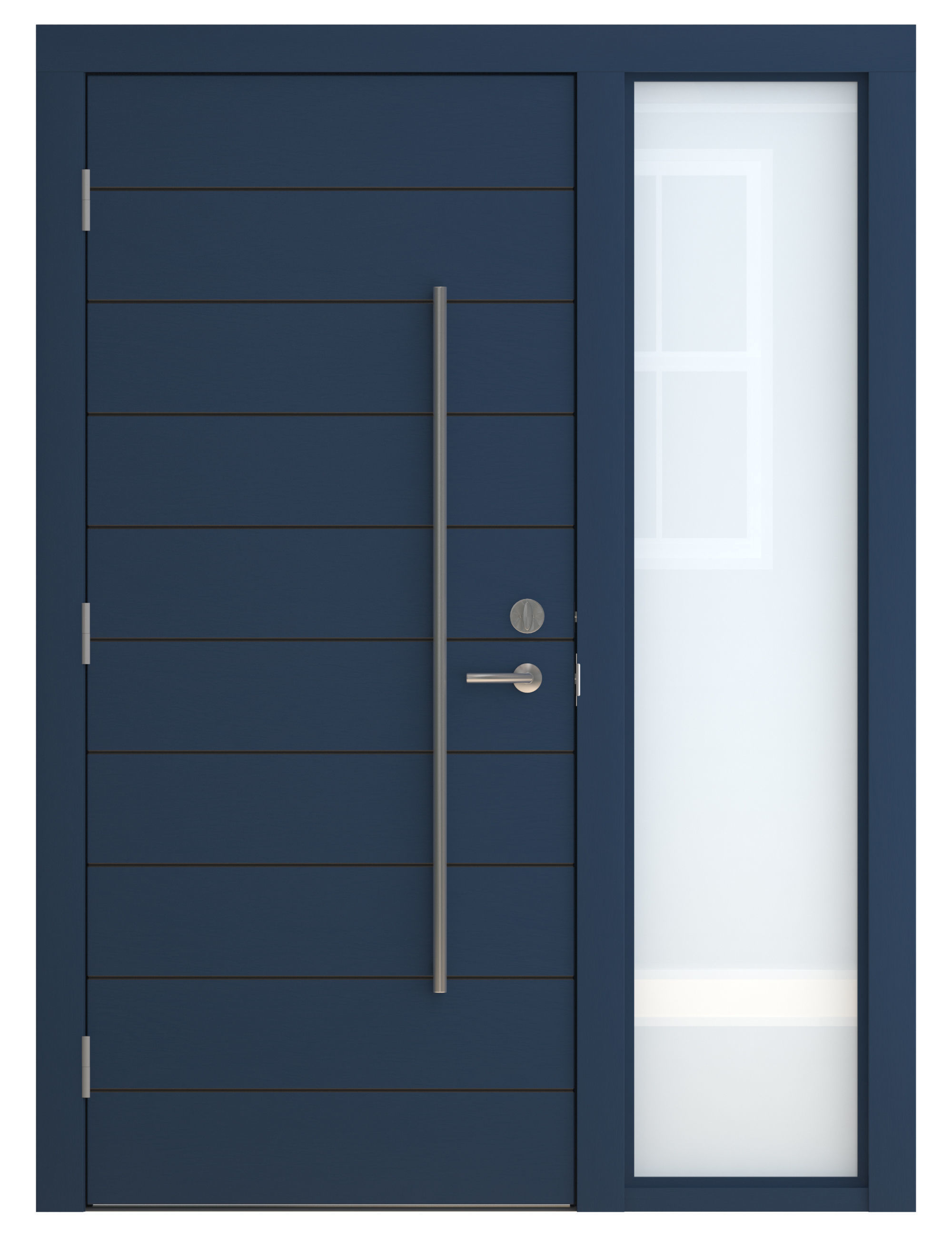 Door-100 modern front door 3D model_1