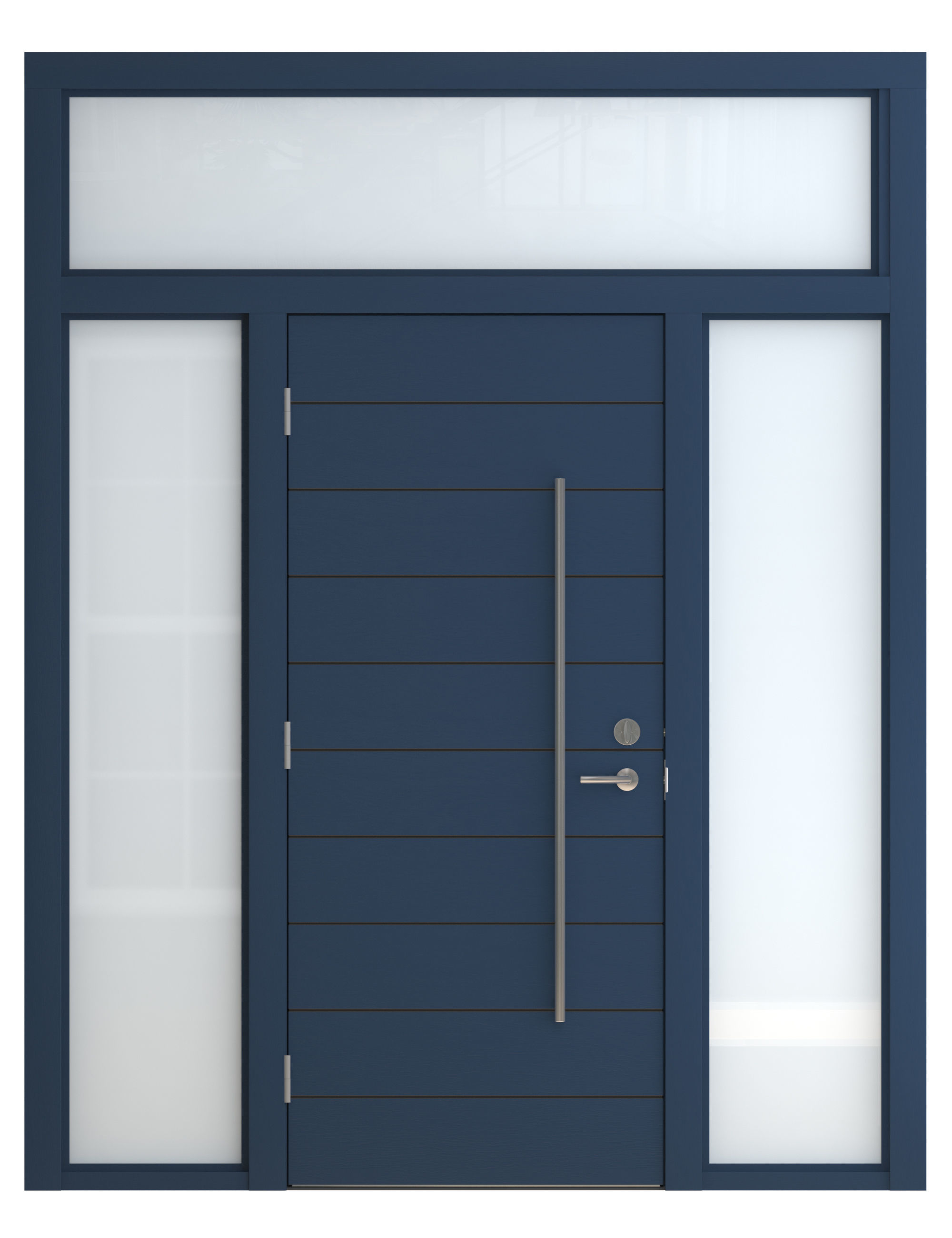 Door-102 modern front door 3D model_1