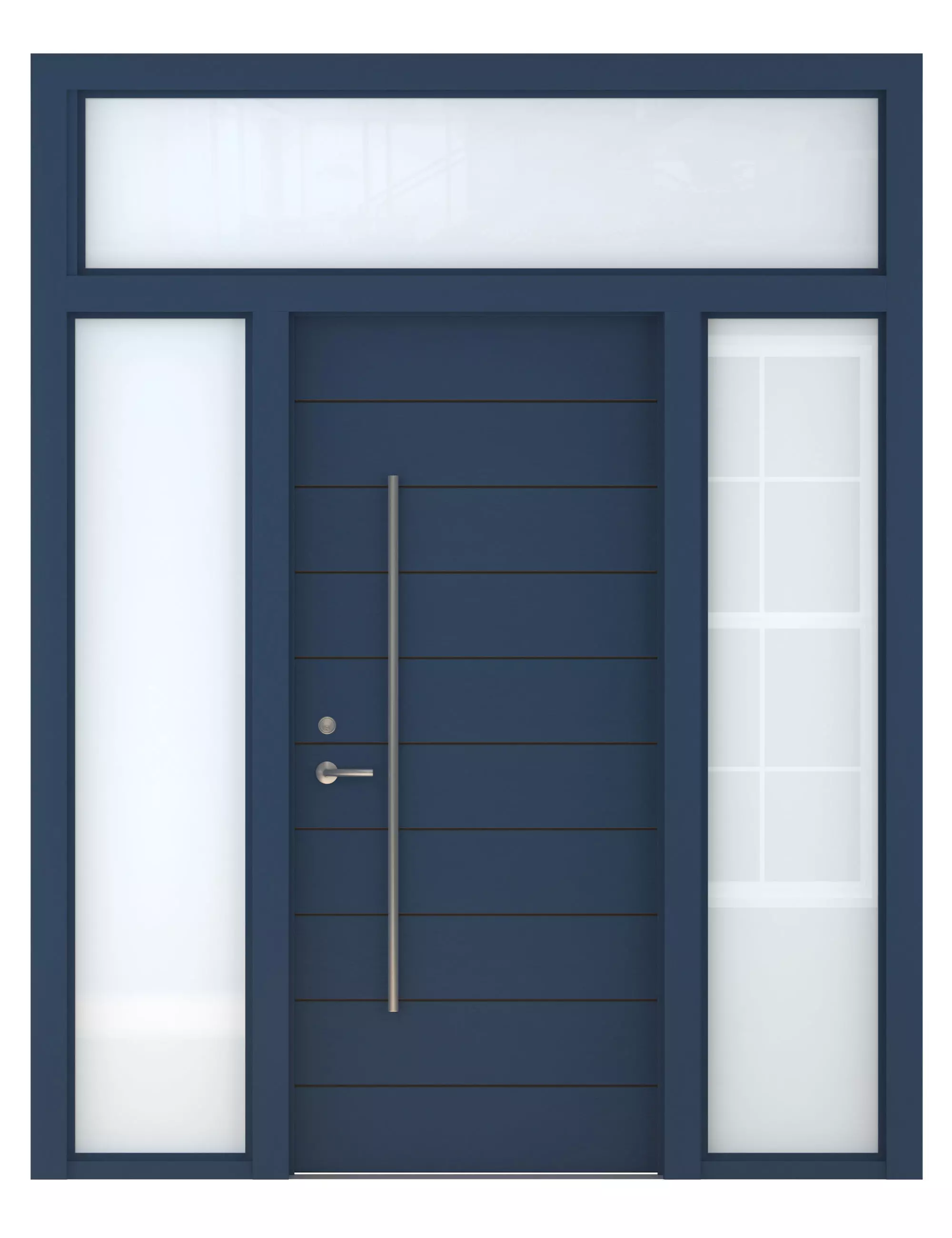 Door-102 modern front door 3D model_0