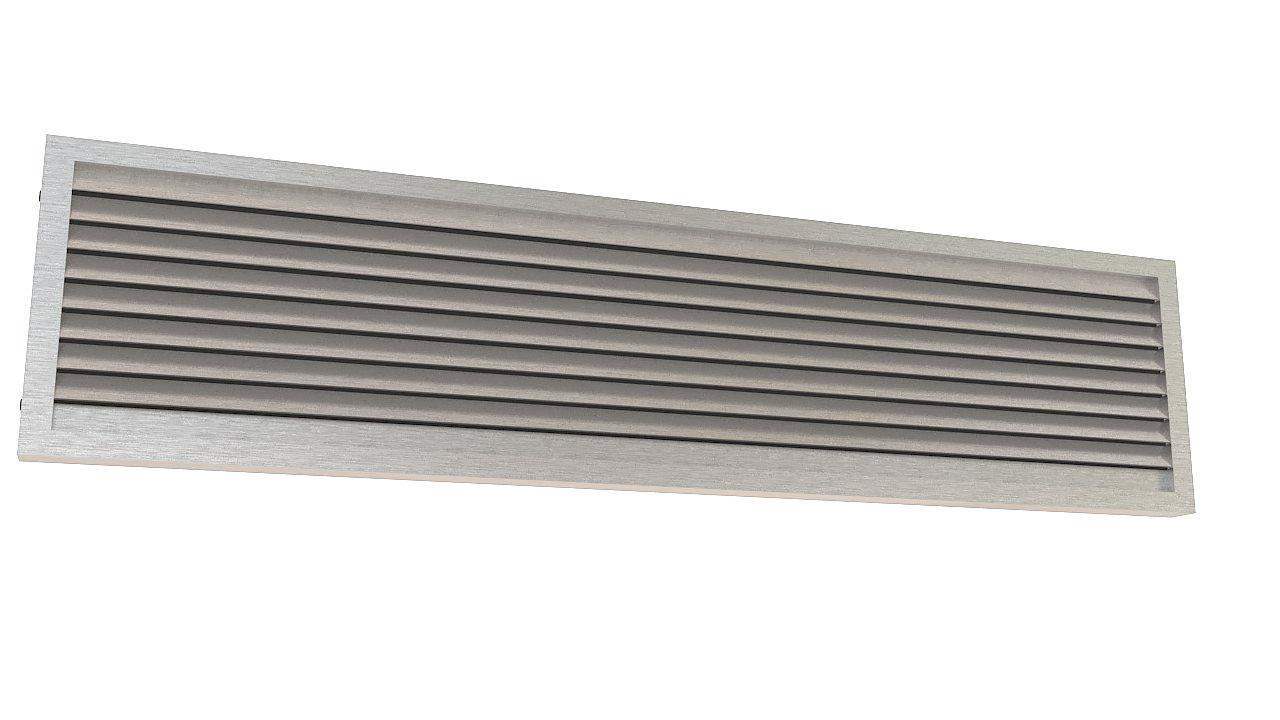 Ventilation metal small vent 3D model_2