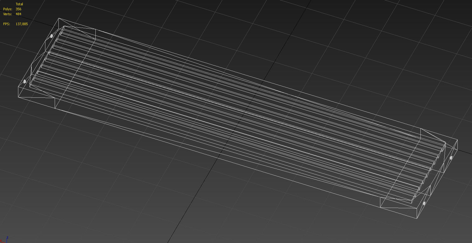 Ventilation metal small vent 3D model_13