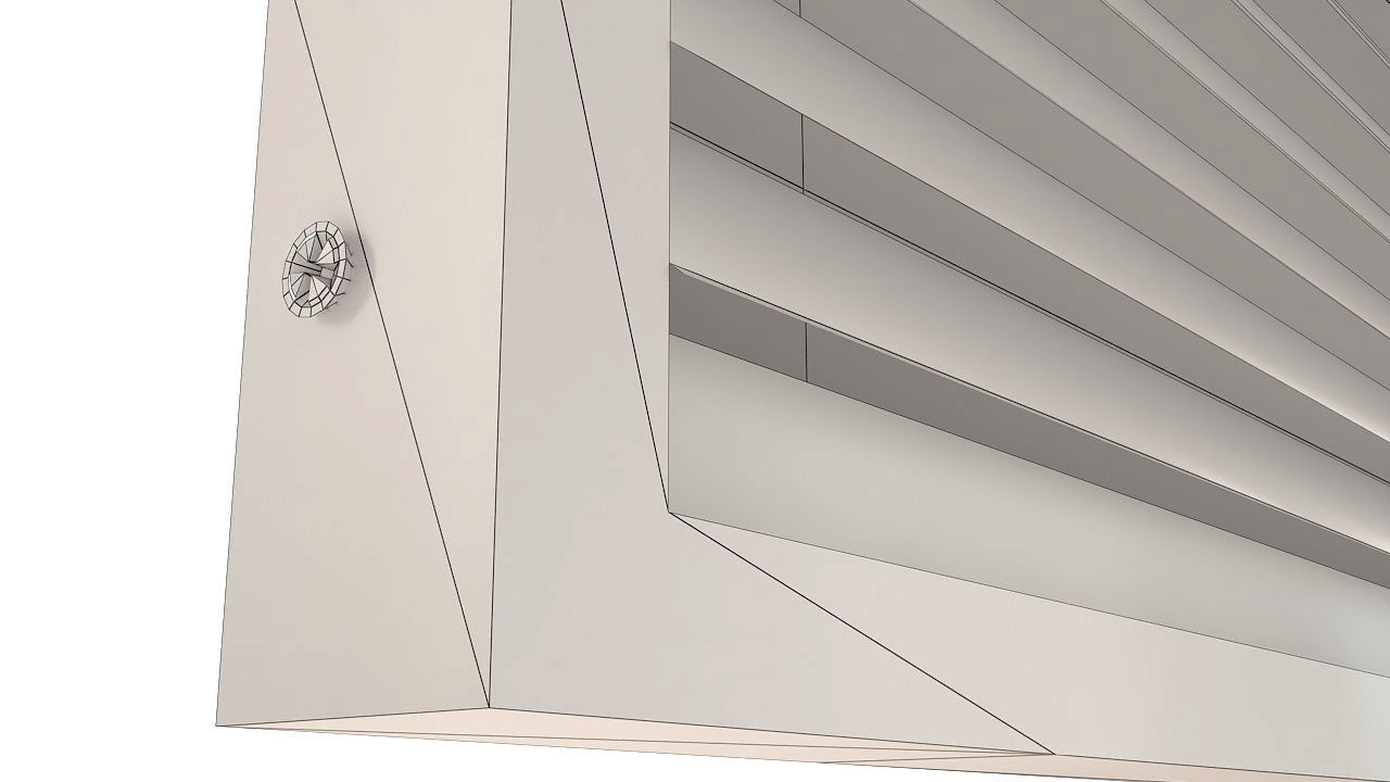 Ventilation metal small vent 3D model_8
