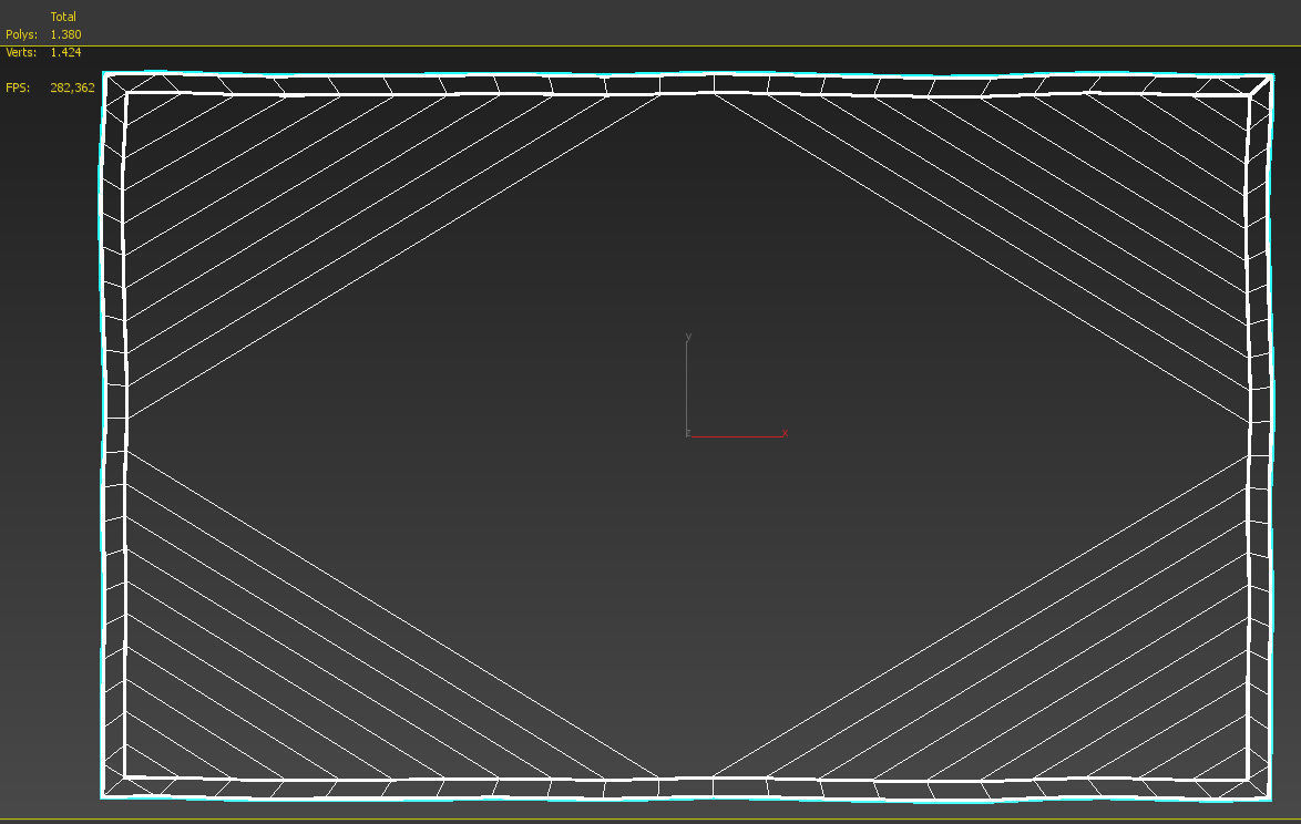 Blue area rug carpet 3D model_7