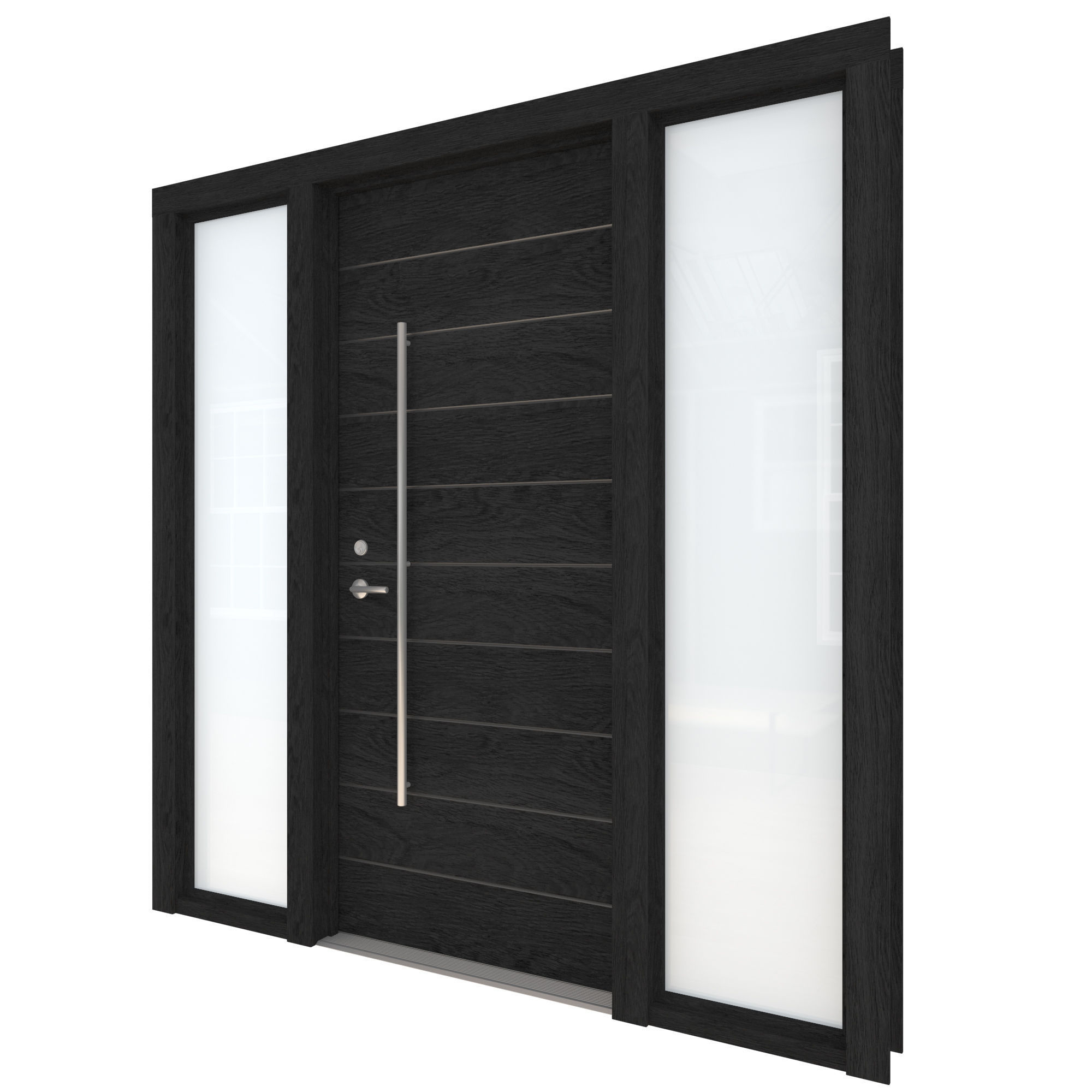 Door Collection-001 Black 3D model_27