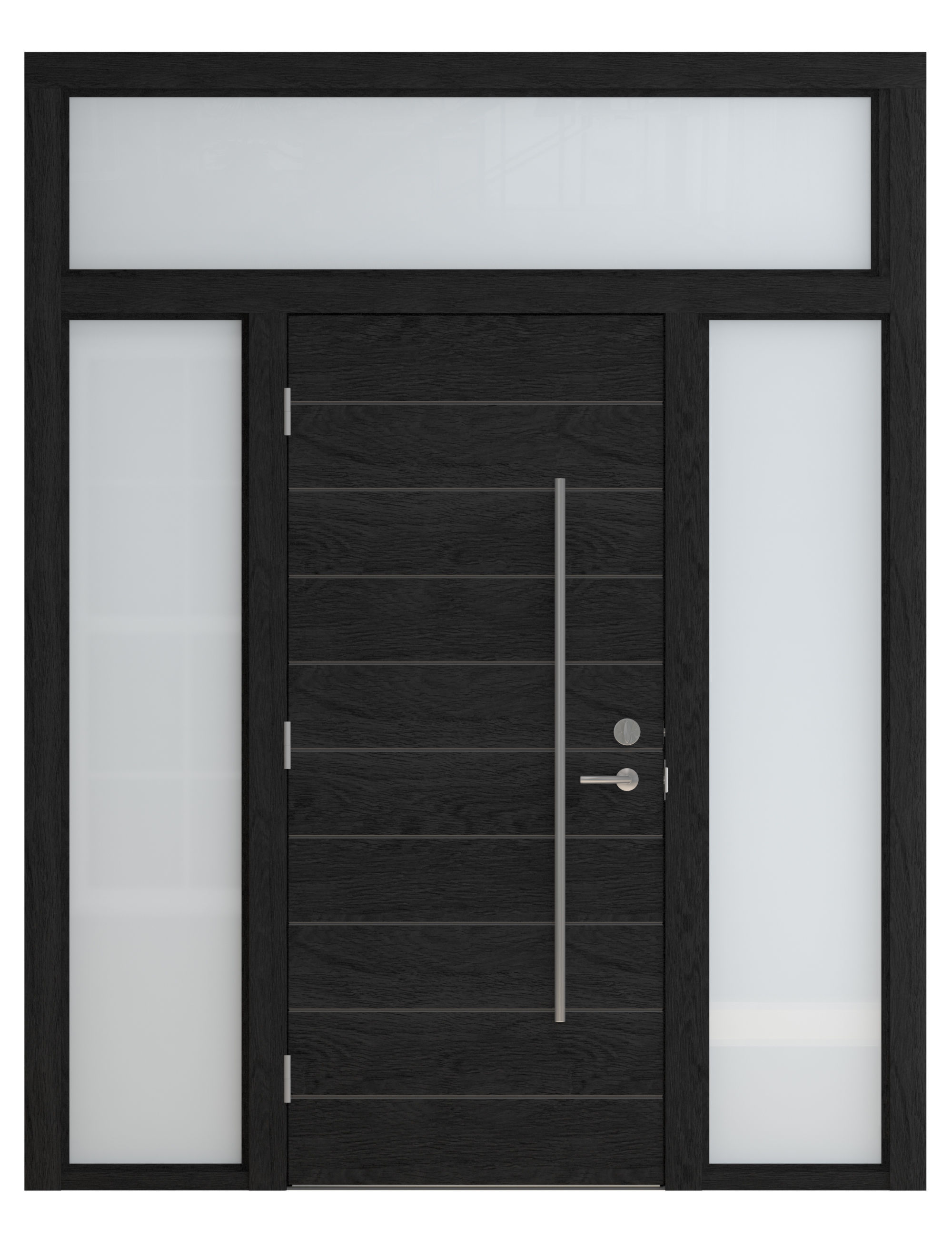 Door Collection-001 Black 3D model_34