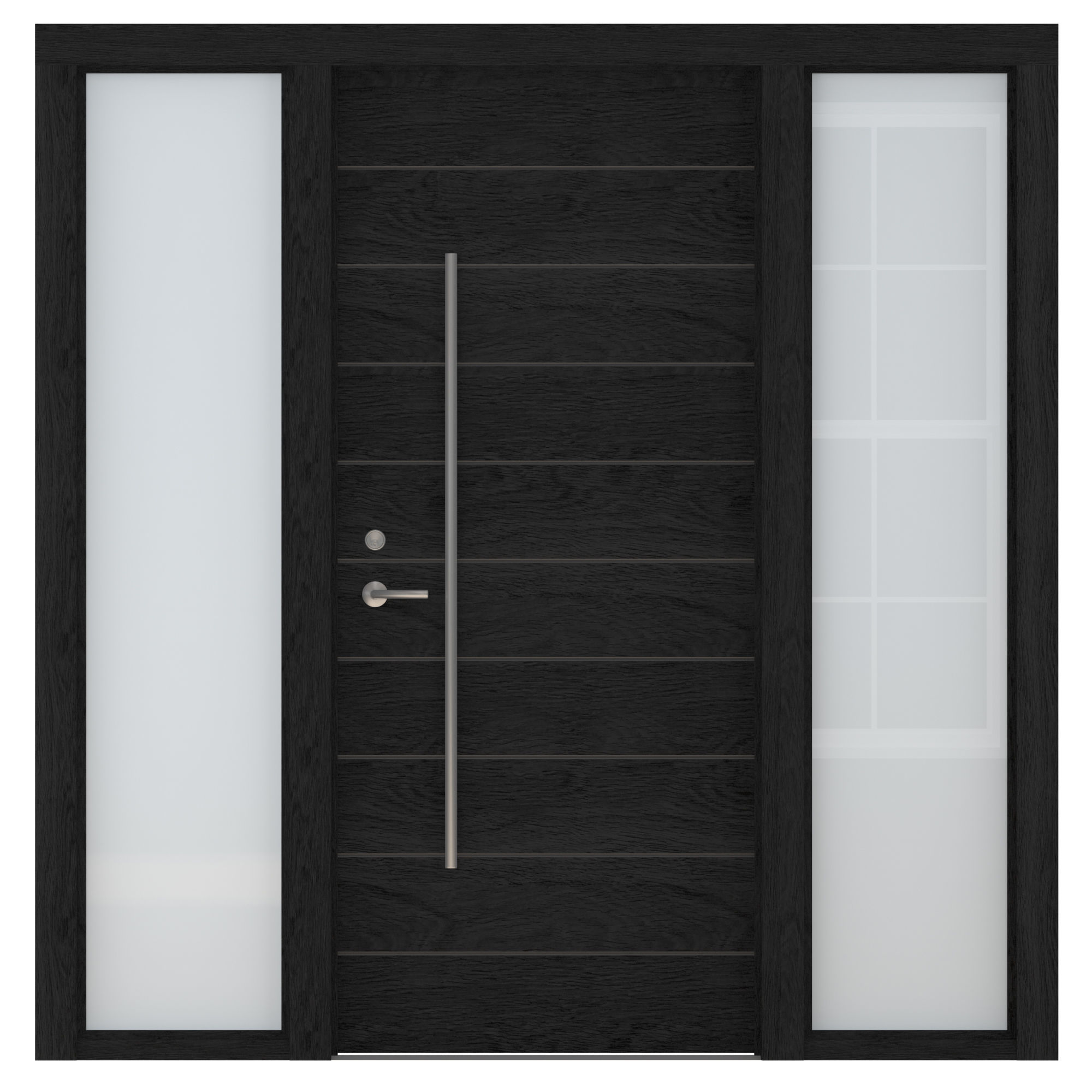 Door Collection-001 Black 3D model_25