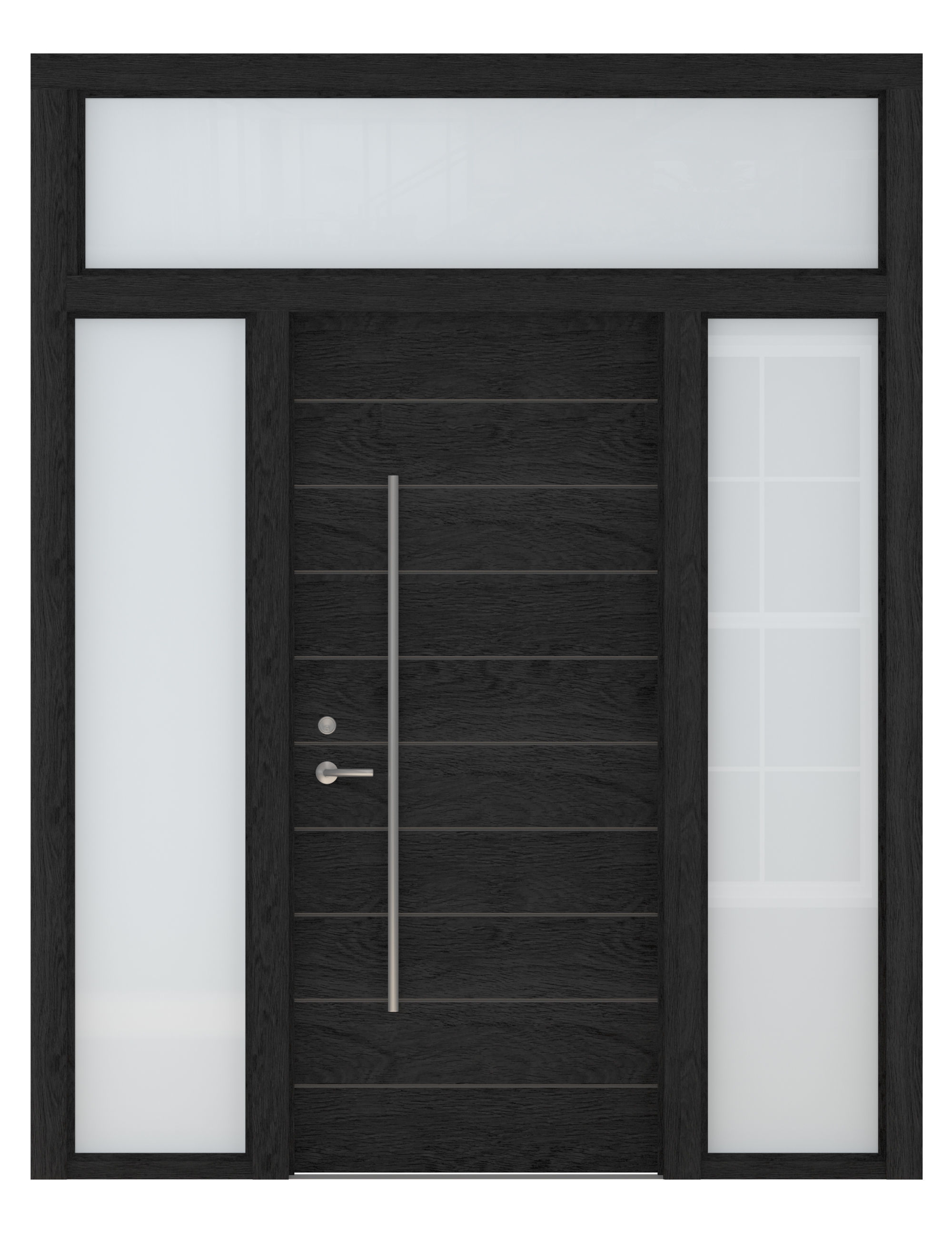 Door Collection-001 Black 3D model_33