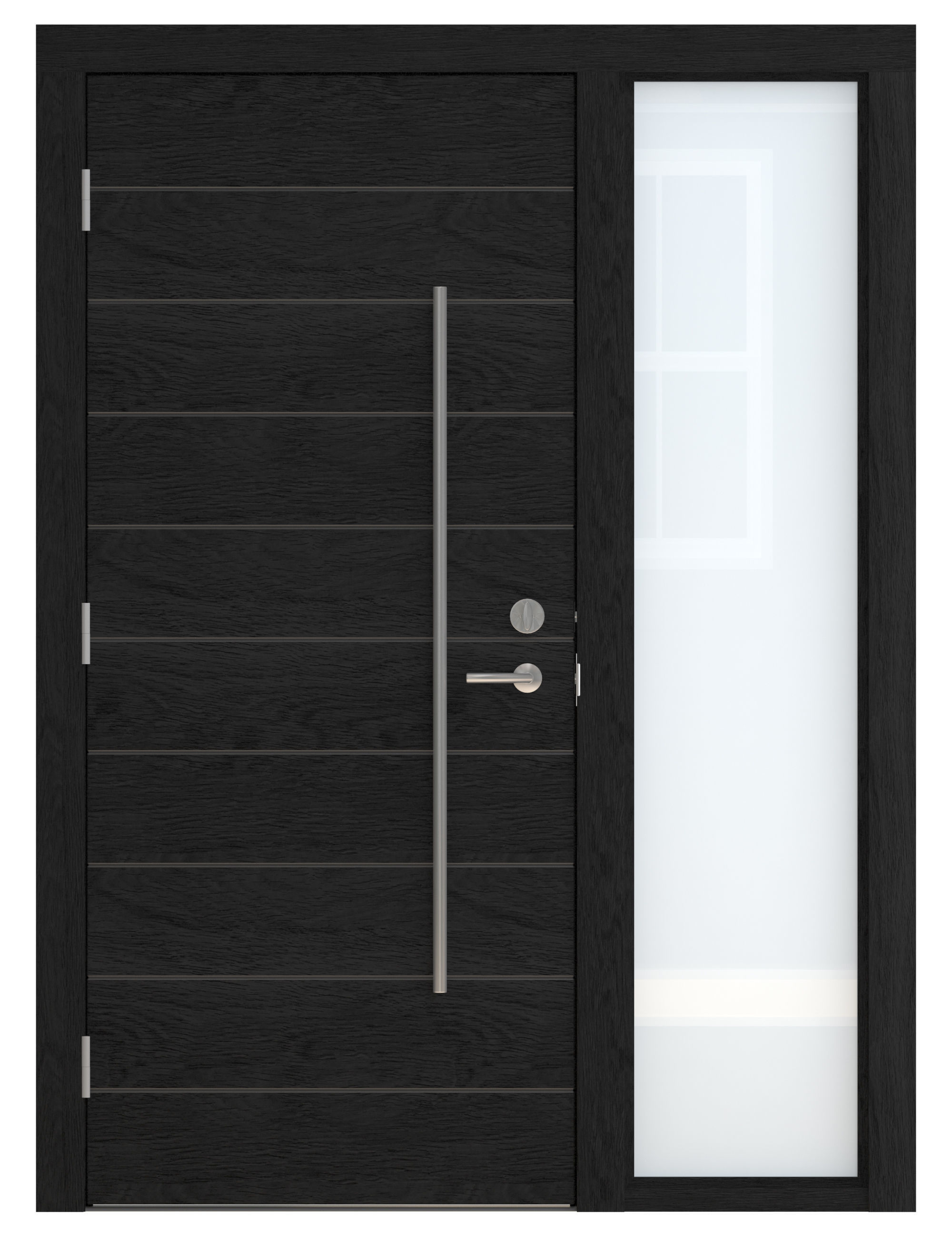 Door Collection-001 Black 3D model_18
