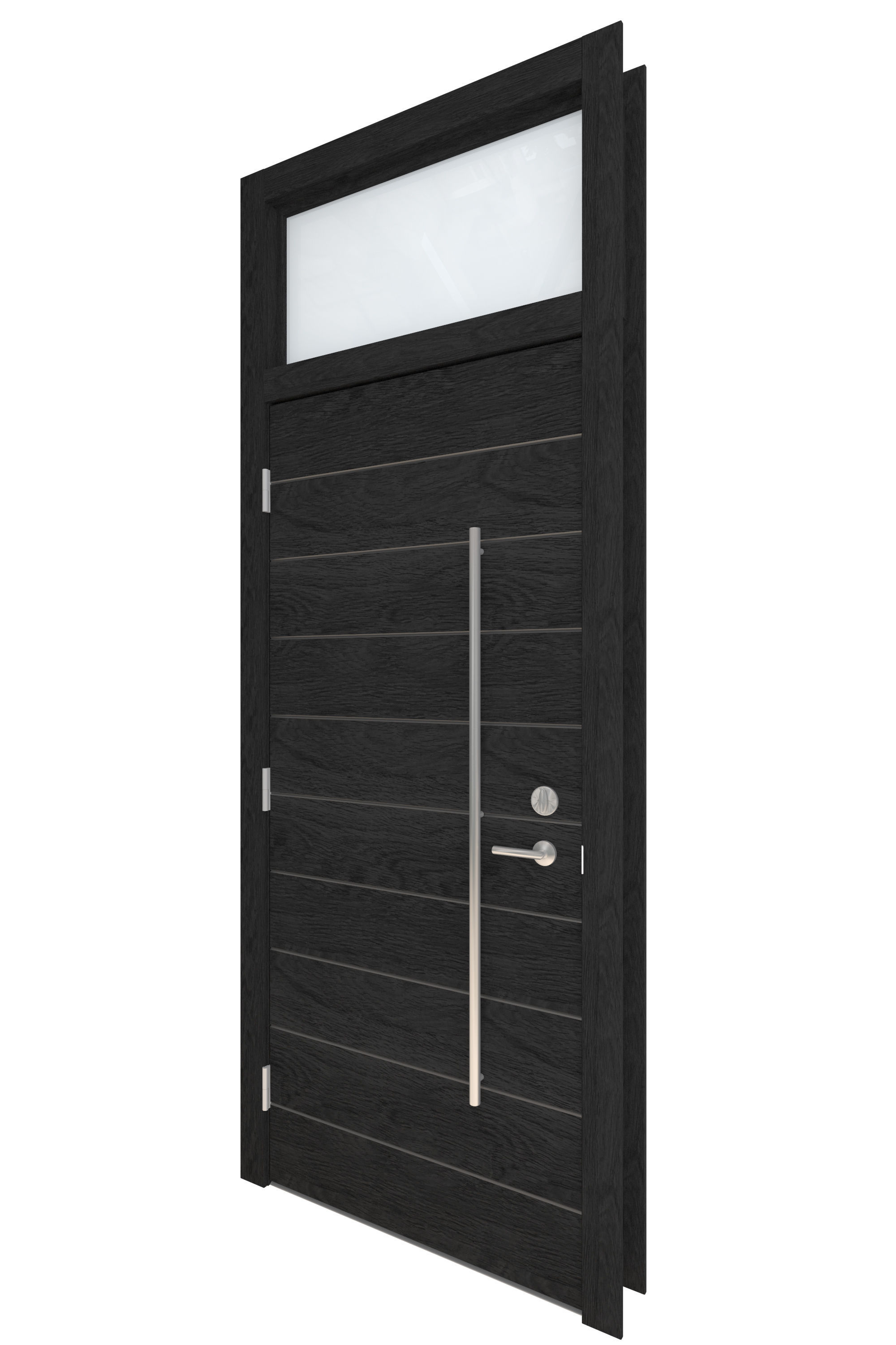 Door Collection-001 Black 3D model_44