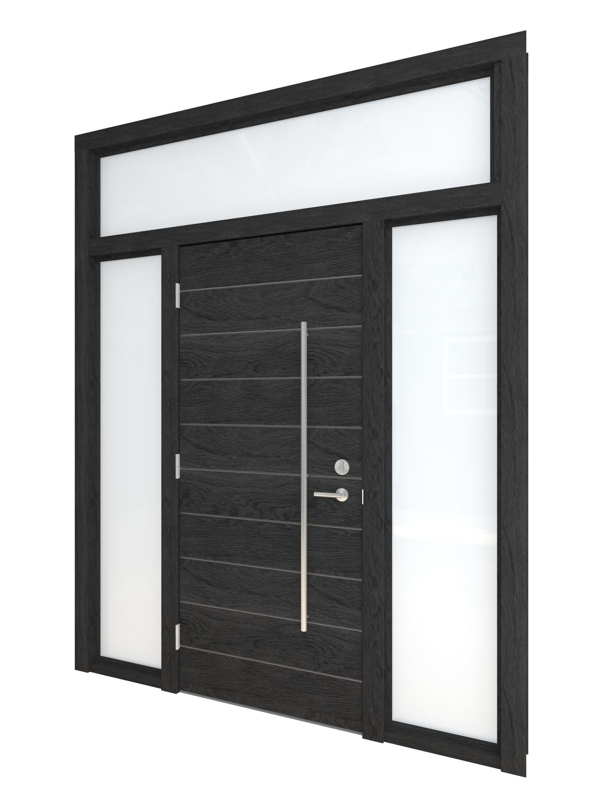 Door Collection-001 Black 3D model_36