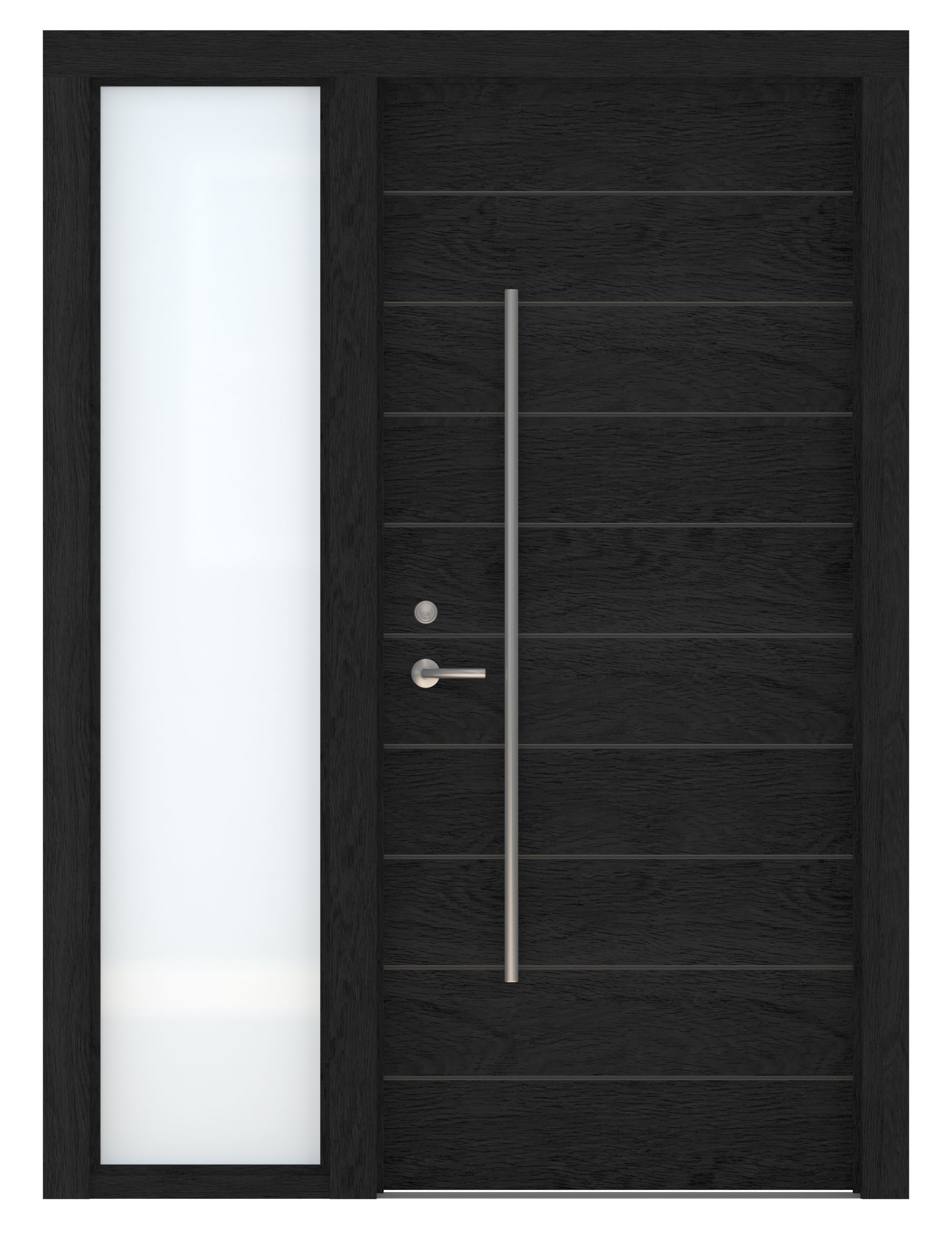 Door Collection-001 Black 3D model_17