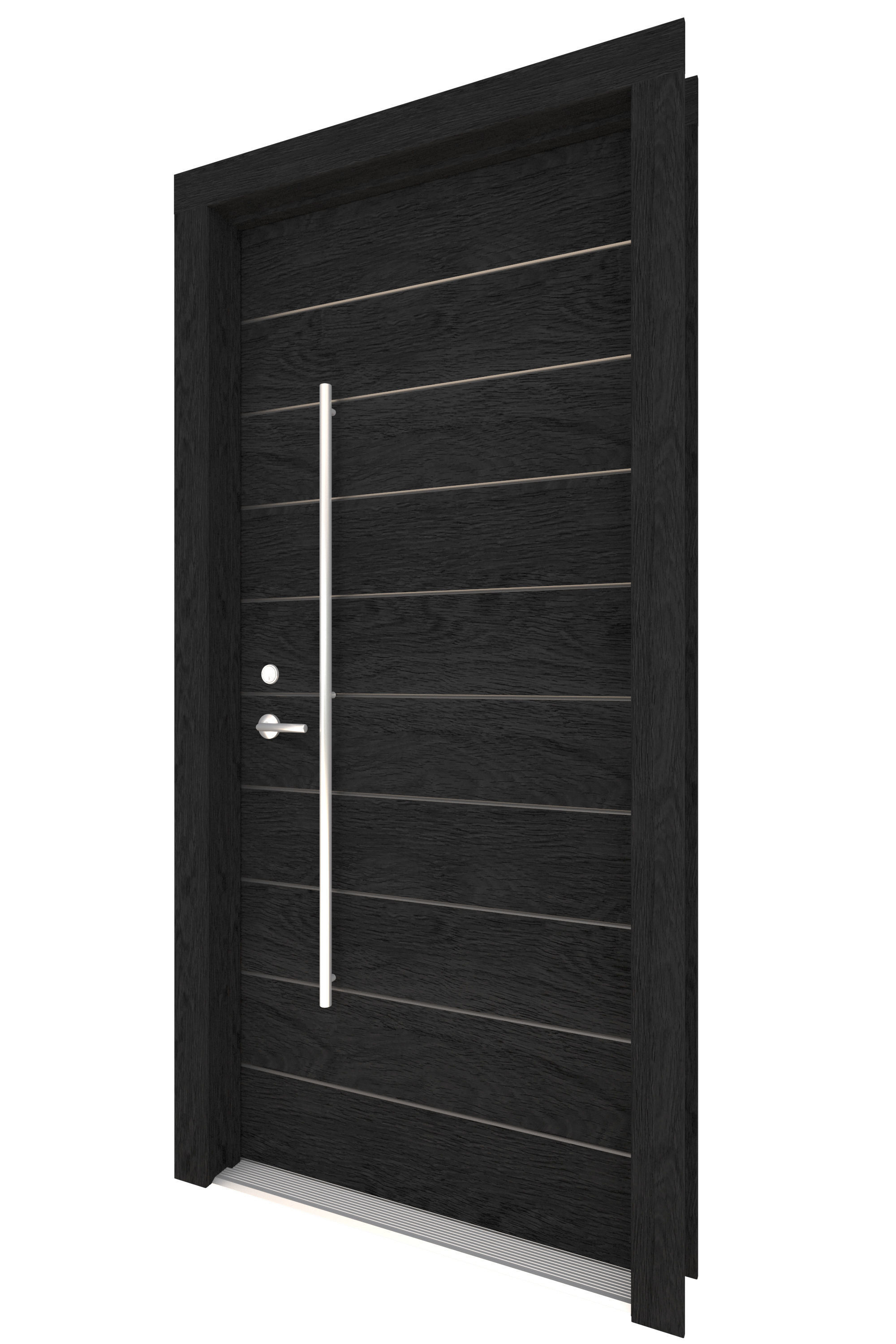 Door Collection-001 Black 3D model_3