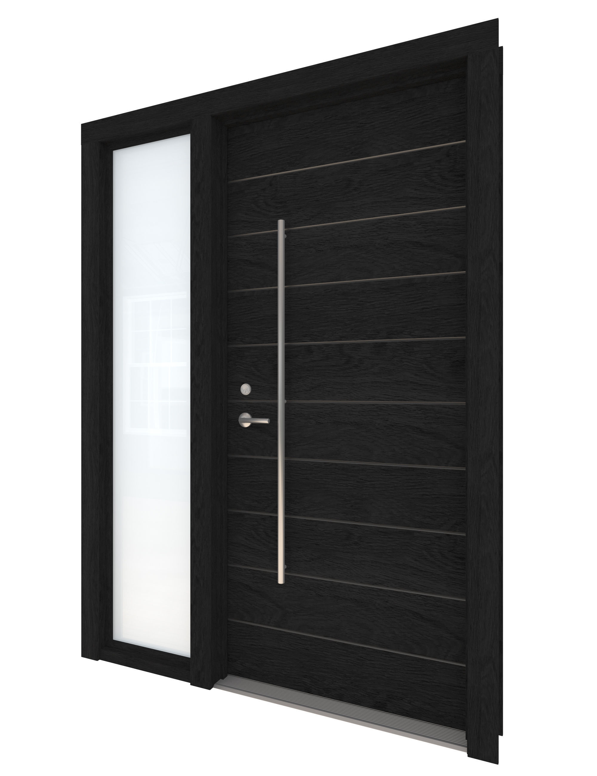 Door Collection-001 Black 3D model_19