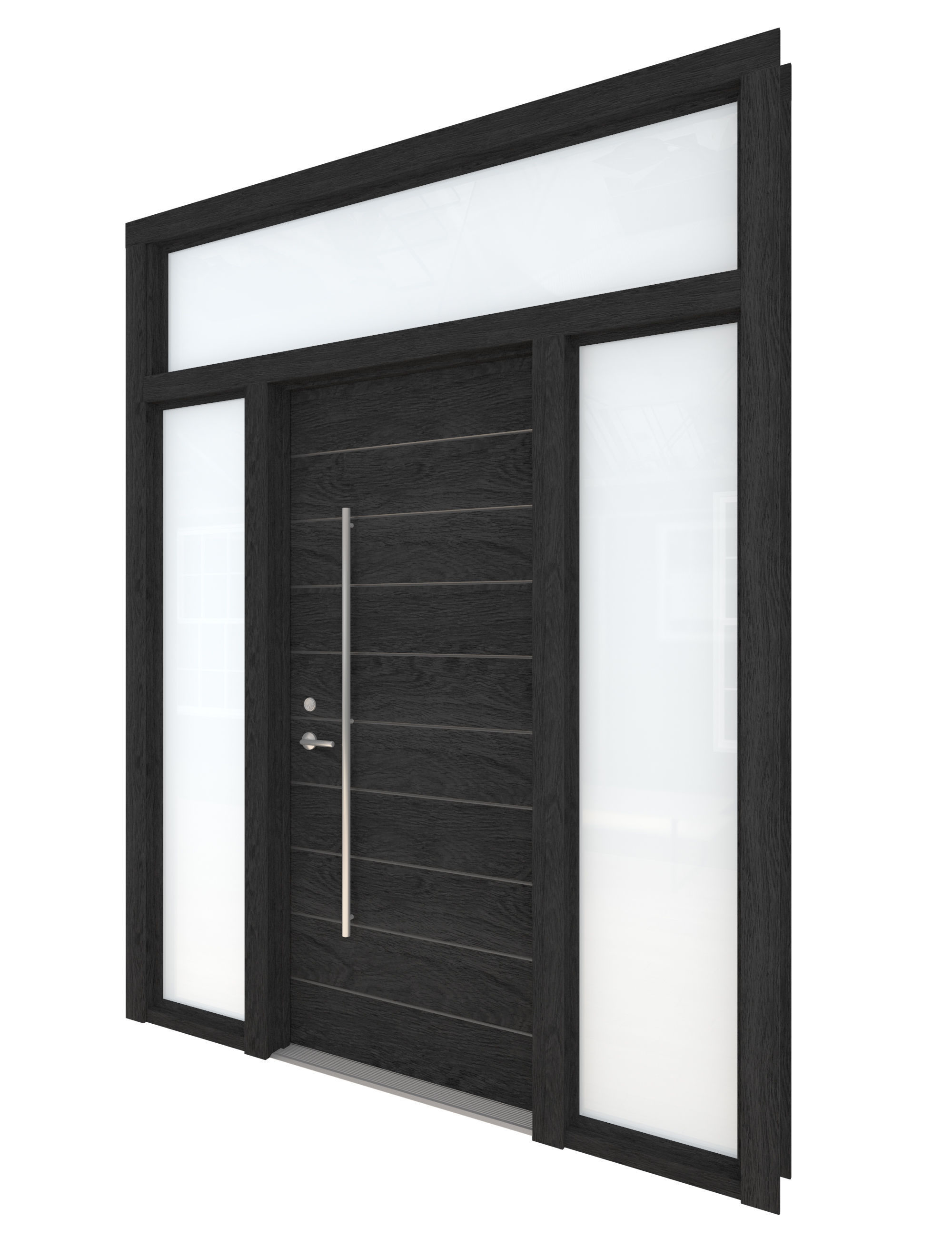 Door Collection-001 Black 3D model_35