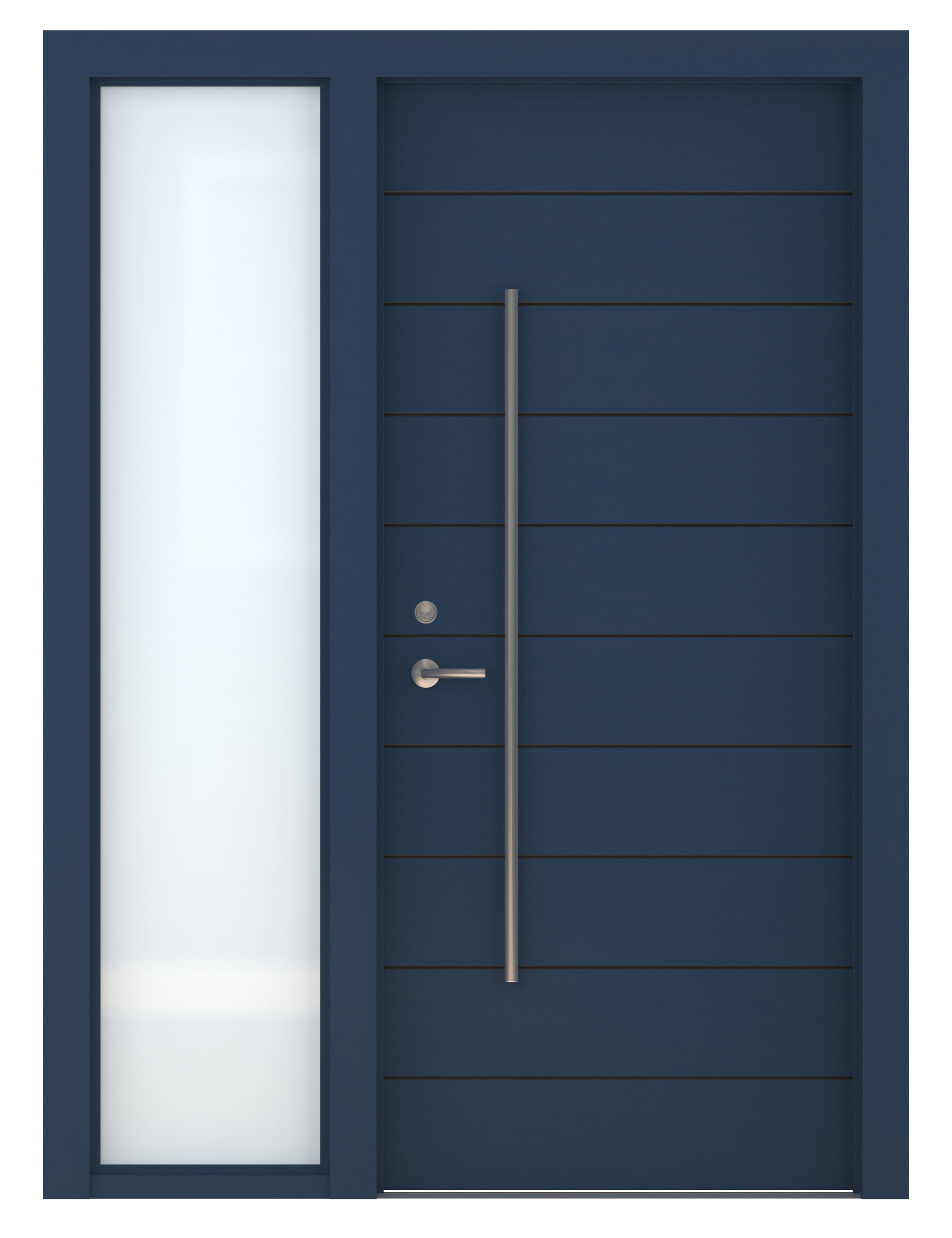 Door Collection-002 Blue 3D model_17