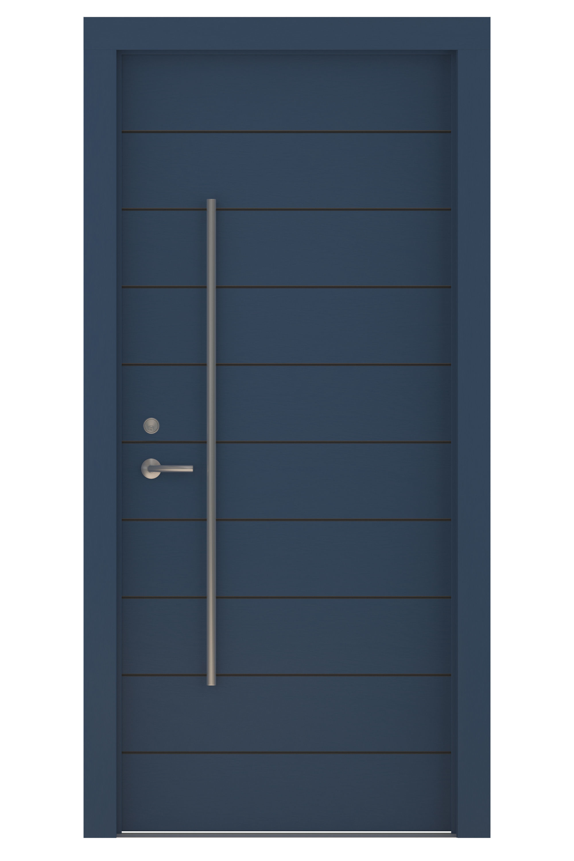 Door Collection-002 Blue 3D model_1