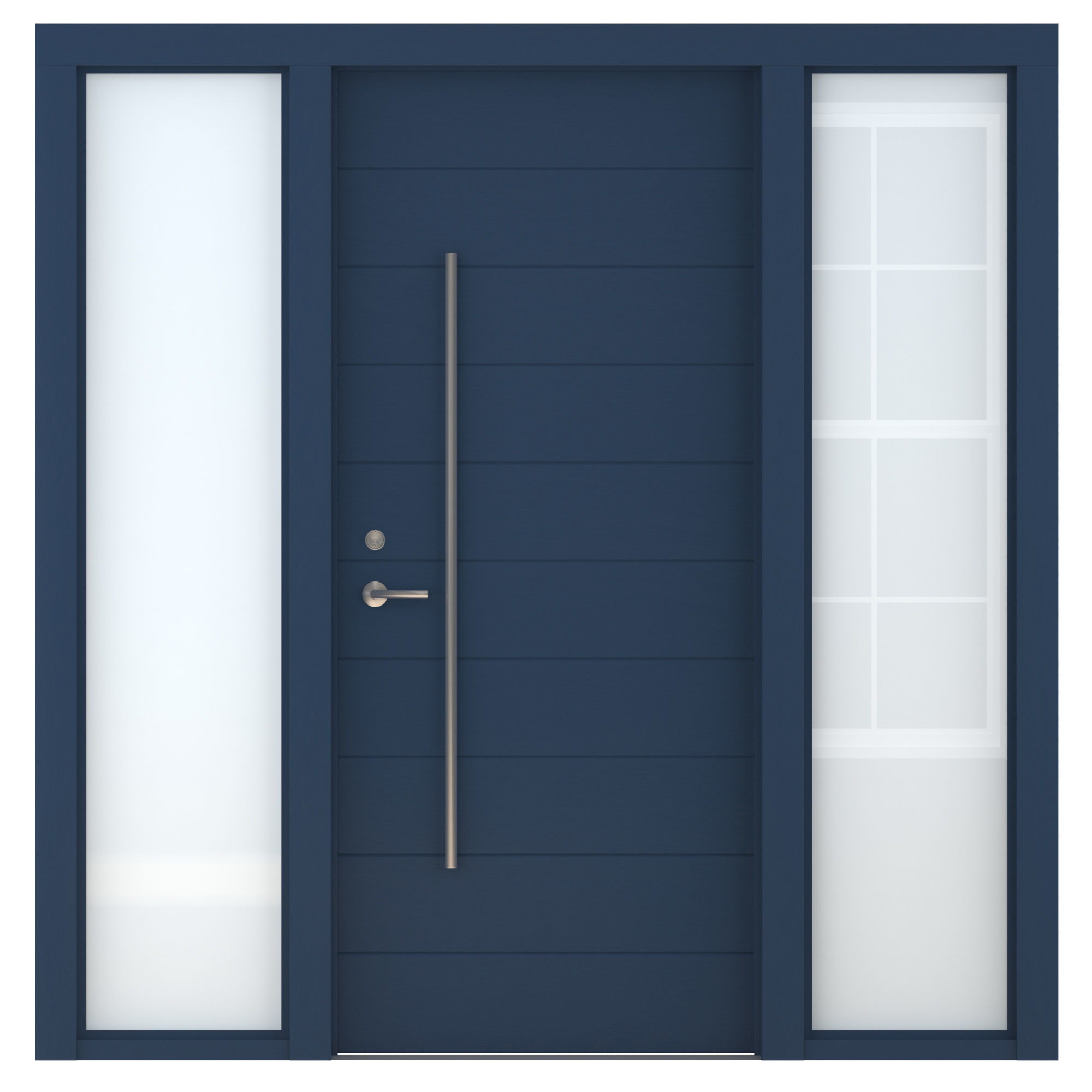 Door Collection-002 Blue 3D model_25
