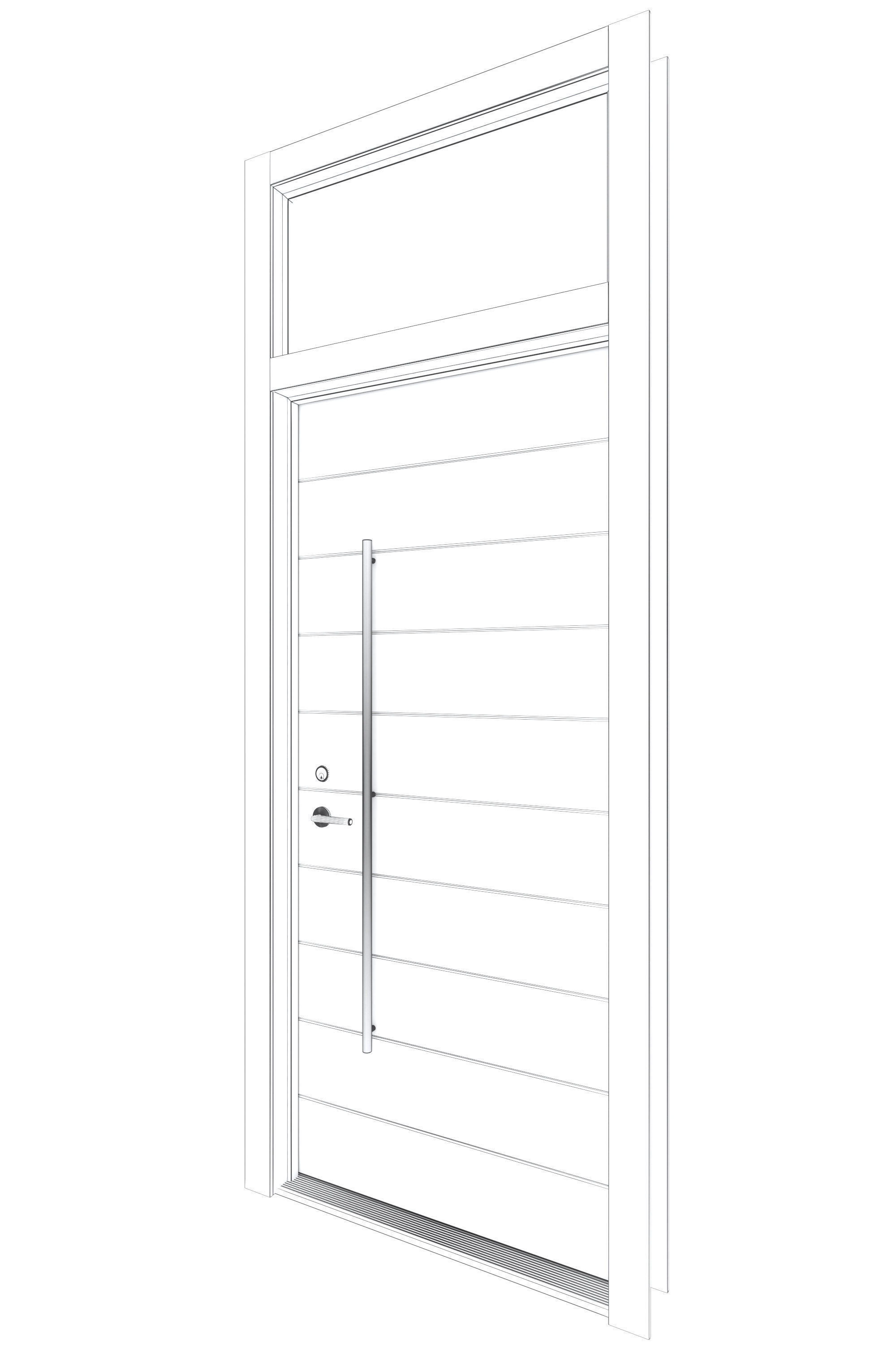 Door Collection-002 Blue 3D model_47