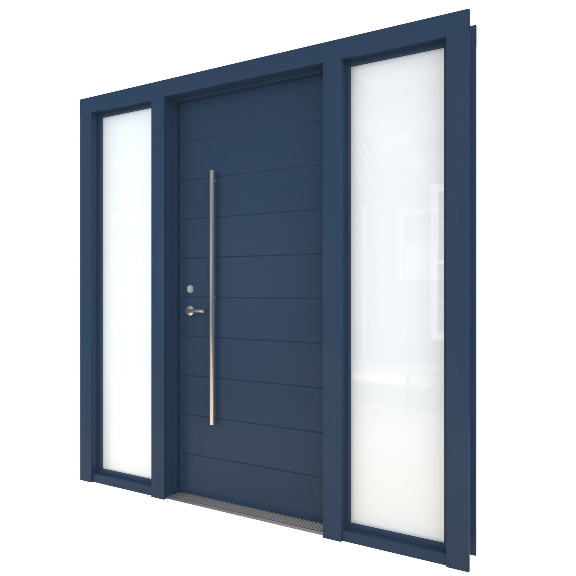 Door Collection-002 Blue 3D model_27