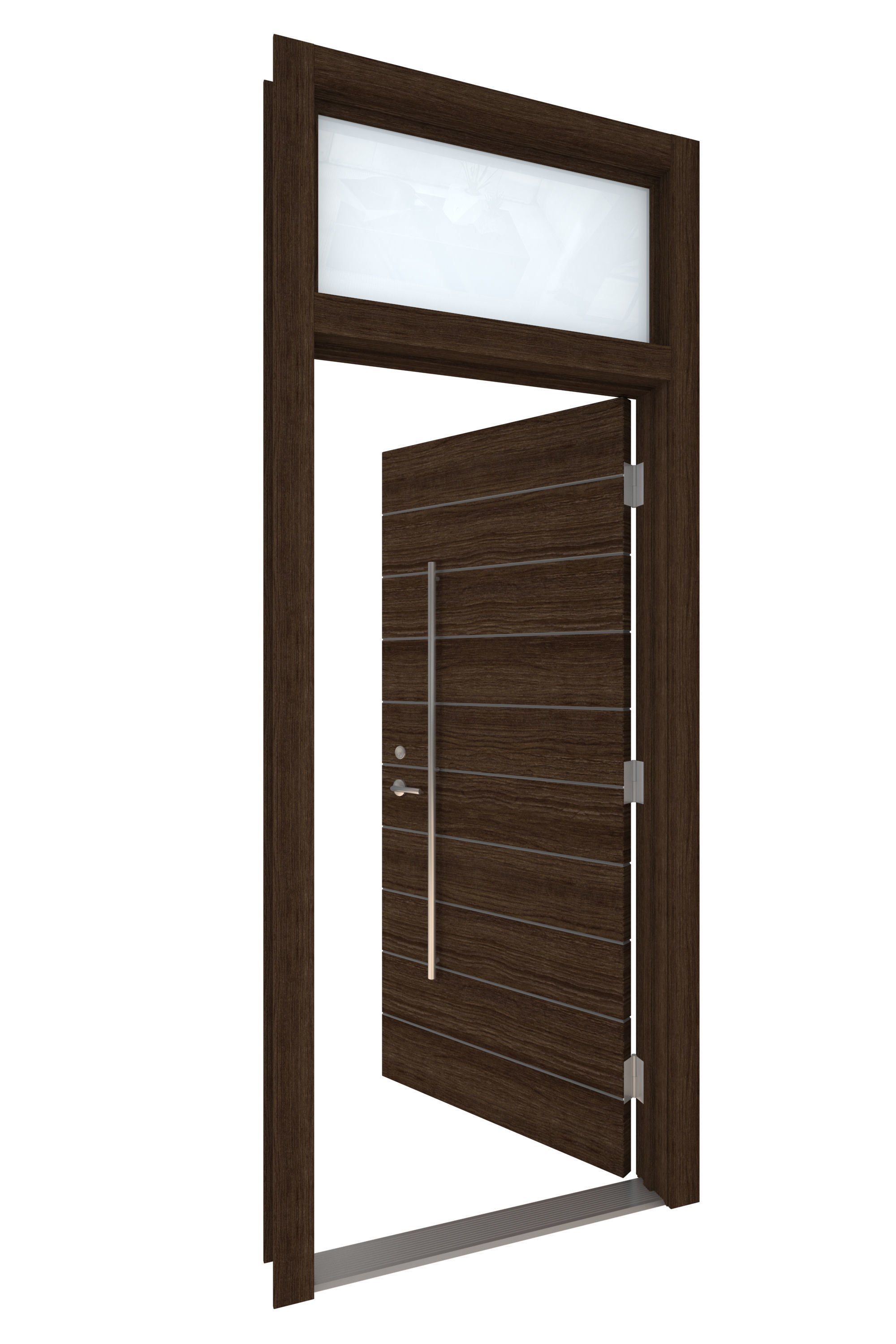 Door Collection-004 Dark Wood 3D model_45