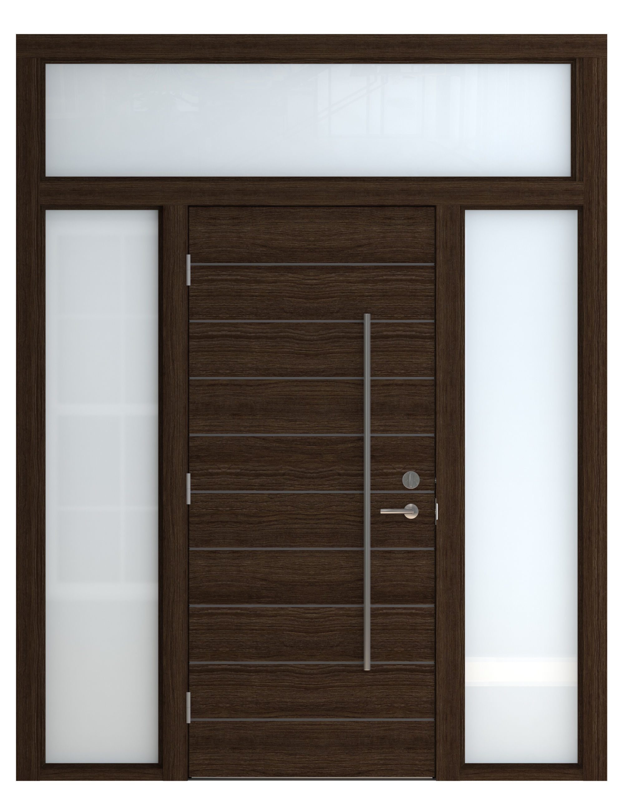 Door Collection-004 Dark Wood 3D model_34